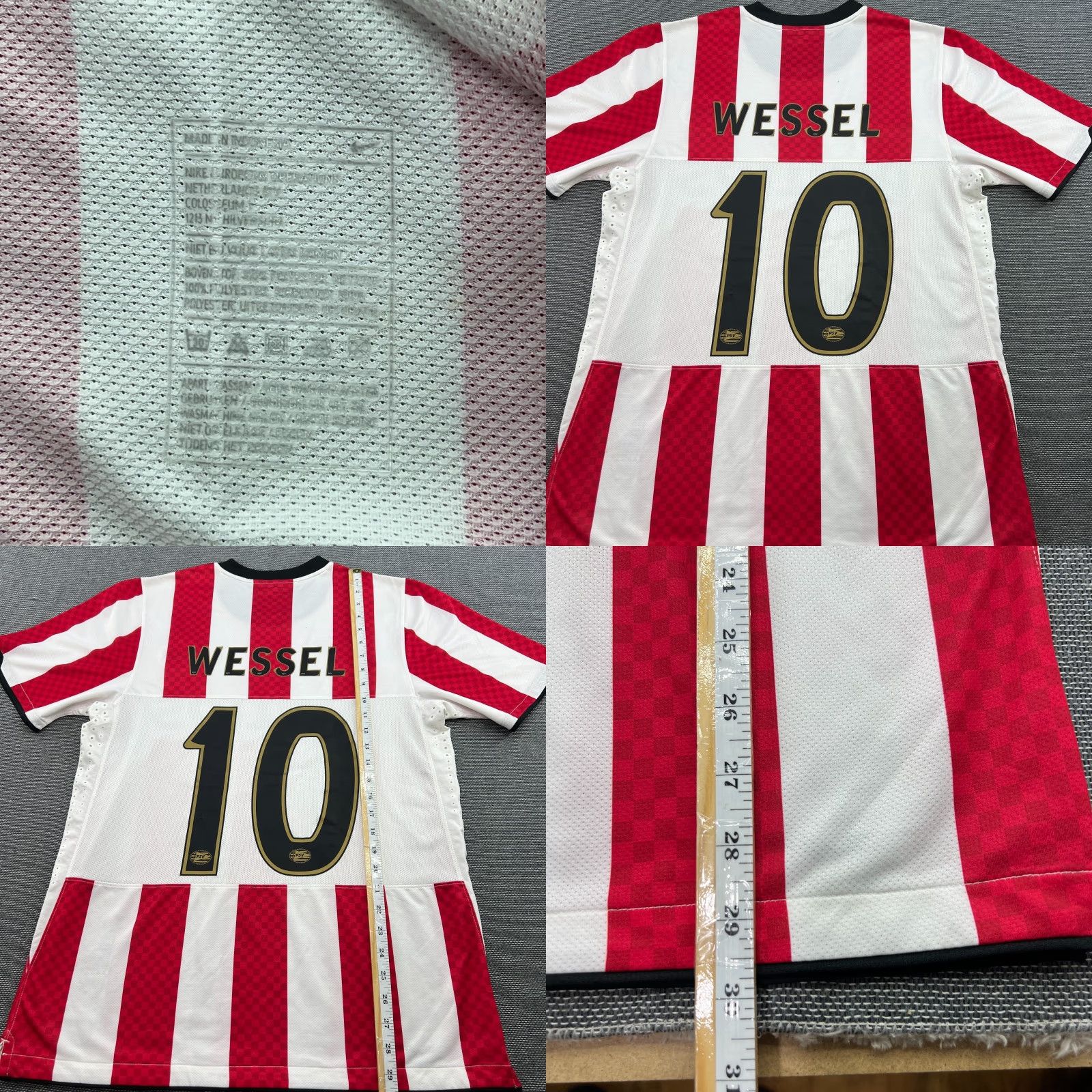 Nike Nike PSV Eindhoven Player Issue 2010 2011 Home Football Jersey Large Adult 2XL Multicolor Jersey Mens Size US XXL / EU 58 / 5 - 8 Thumbnail