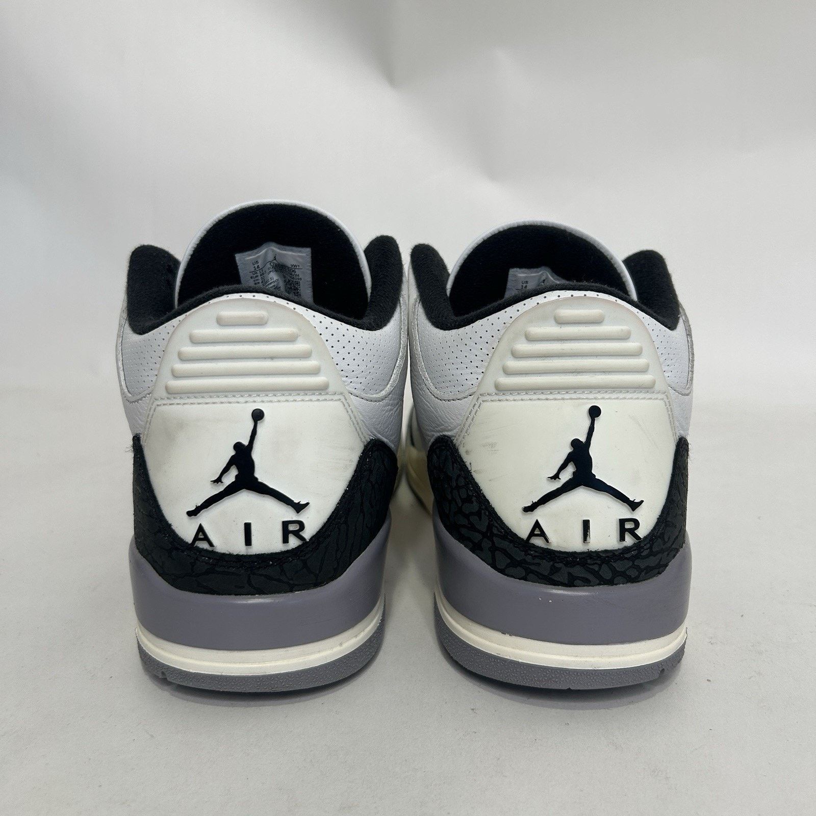 Nike Nike Air Jordan 3 Retro “Cement Grey White Fire Red” Size US 14 / EU 47 - 5 Thumbnail