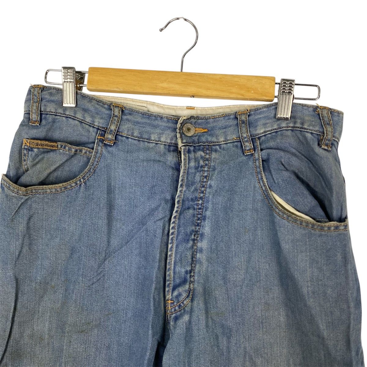 Calvin Klein × Designer × Vintage Vintage ck jeans Calvin Klein Carpenter Jeans Men’s Fashion Size US 31 - 4 Thumbnail
