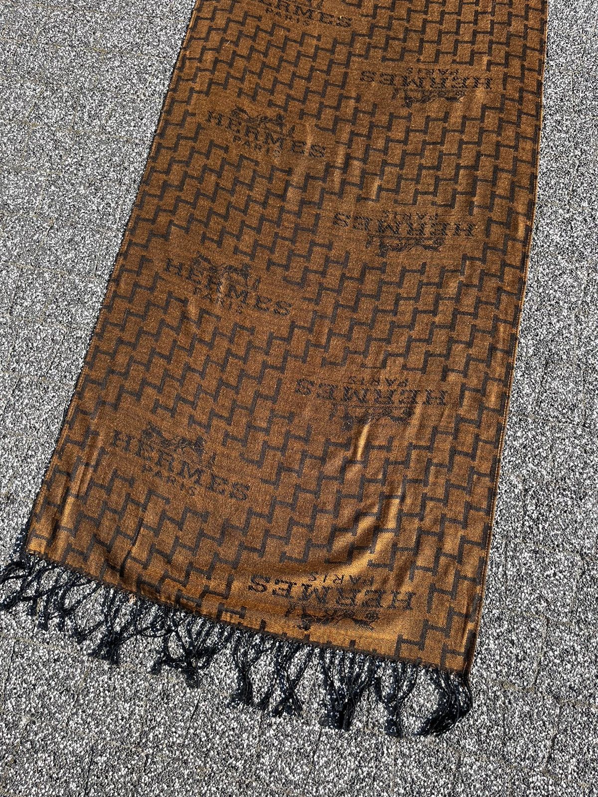 Other 🔥 Hermes Luxury Hologram Rare Archival Scarf Muffler Size ONE SIZE - 8 Thumbnail