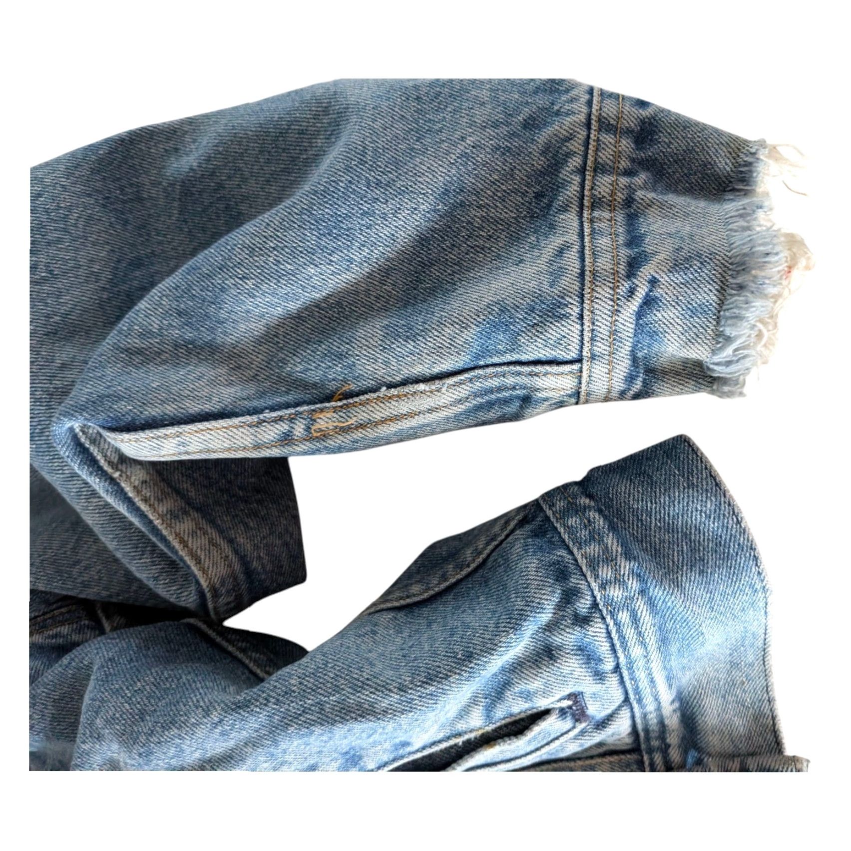 Lee Lee Vintage Denim Jacket – Lined Cotton Blue – Late 1980s – Early 1990s – USA Lee – Size 43R – Men Jacket Size US XS / EU 42 / 0 - 6 Thumbnail