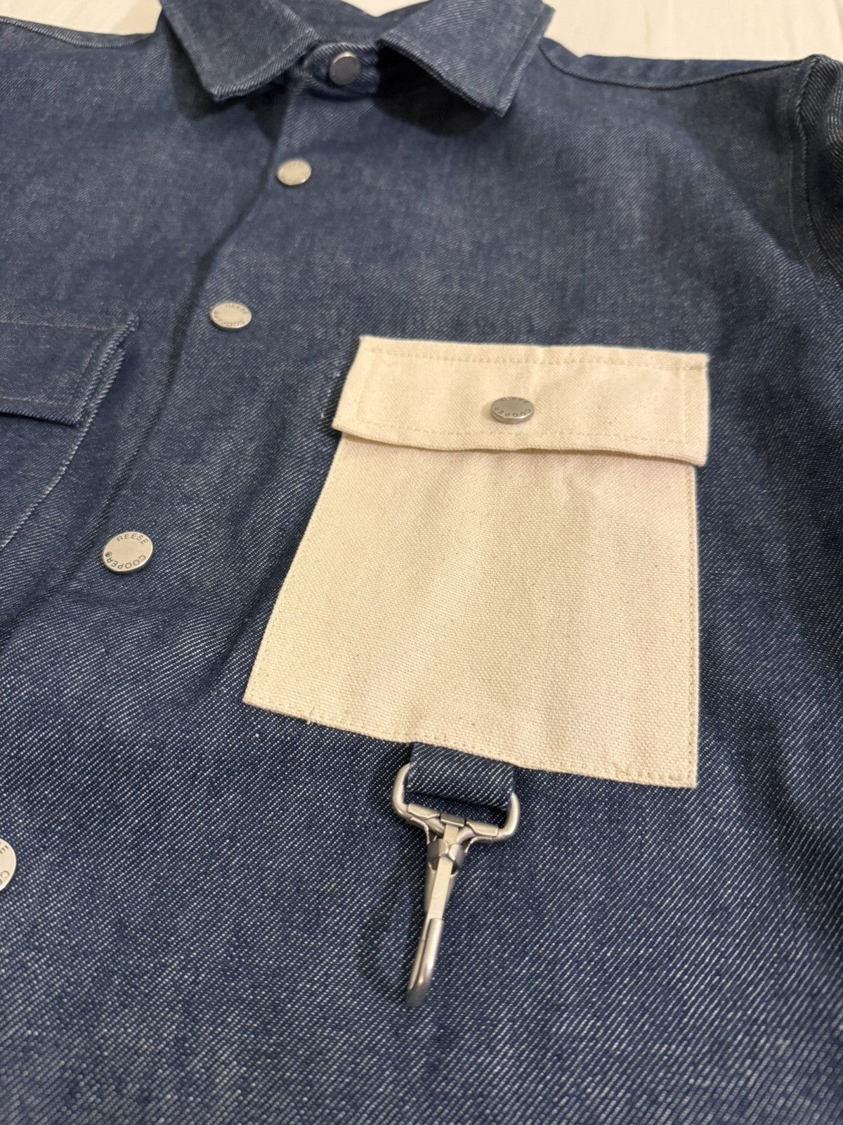 Reese Cooper Reese Cooper RCI Reserve Raw Denim Button Down Shirt L Size US L / EU 52-54 / 3 - 3 Thumbnail