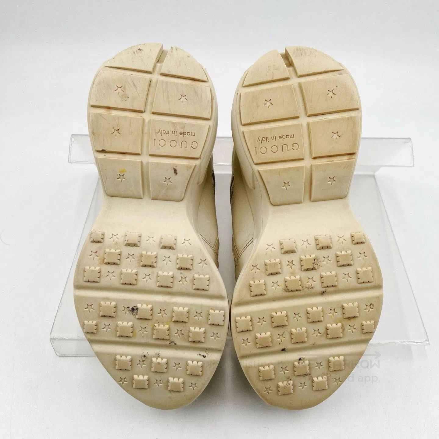 Gucci Gucci Rhyton Double G Print Low-Top Sneakers. Size US 4 / IT 34 - 8 Thumbnail