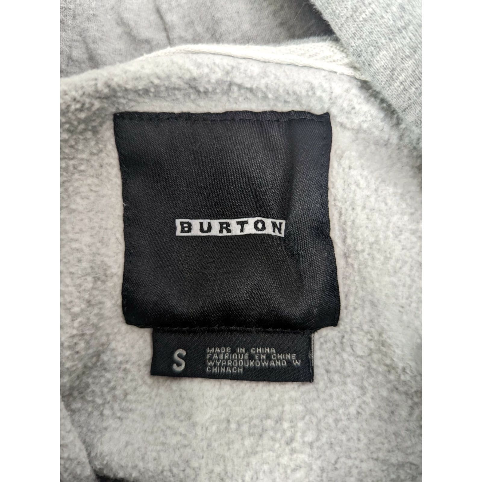 Burton Vtg Burton Full Zip Sweatshirt Gray Hoodie Jumper Sweater Size Small Mens Regular S Size US S / EU 44-46 / 1 - 4 Thumbnail
