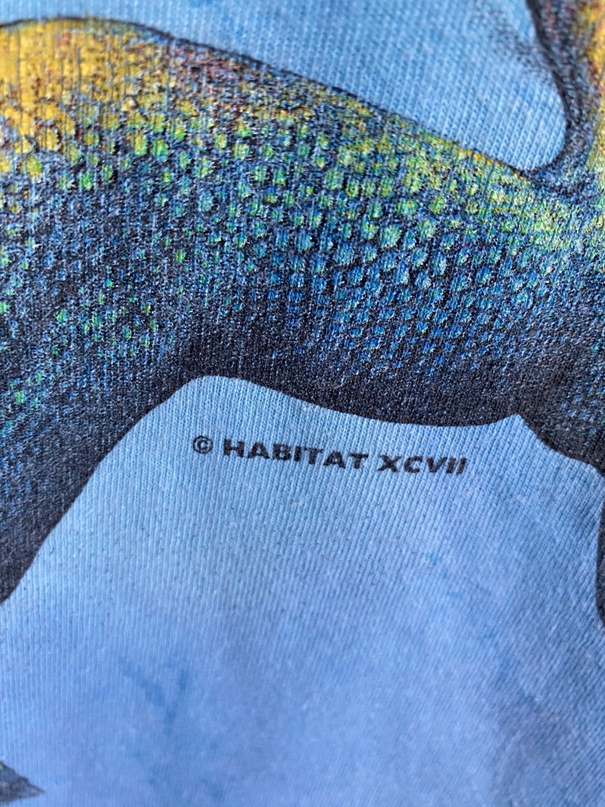 Habitat × Vintage Vintage Habitat Leopard Gecko Tie Dye Shirt Size US XL / EU 56 / 4 - 8 Thumbnail