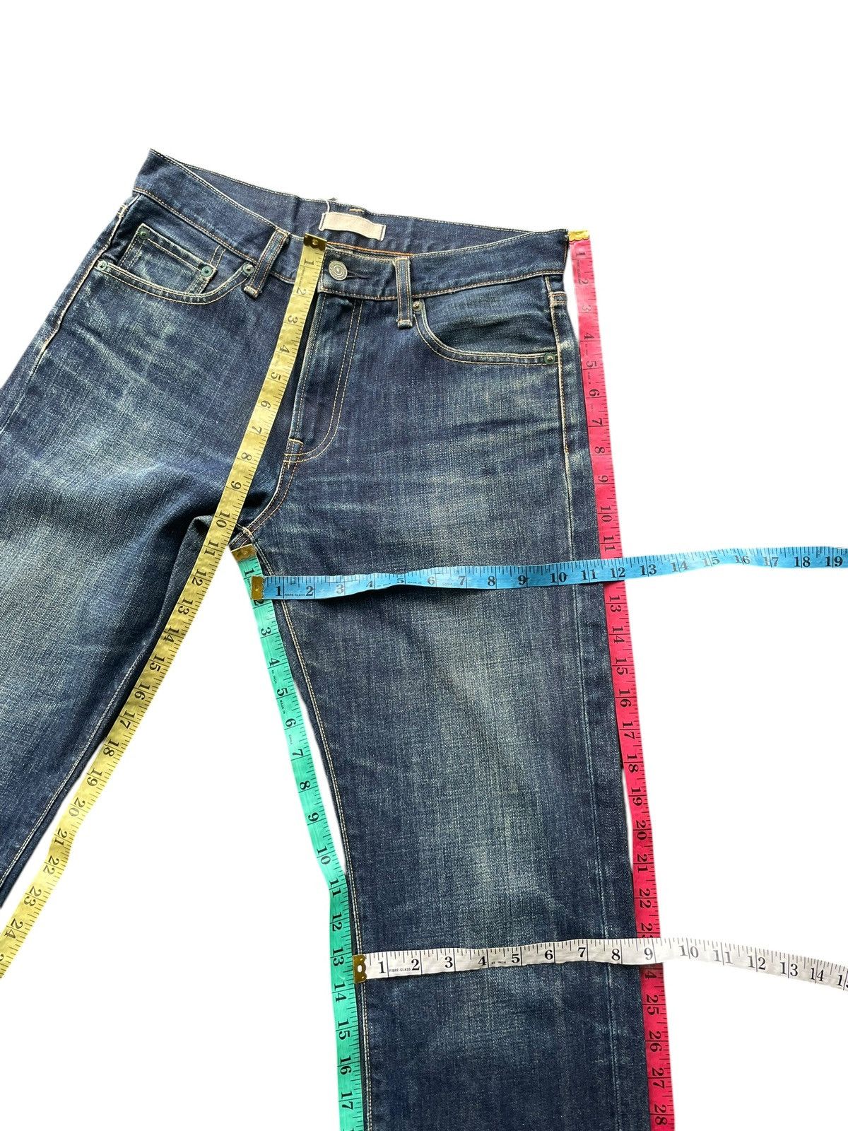 Japanese Brand × Uniqlo Uniqlo Faded Wash Denim Size US 31 - 11 Thumbnail