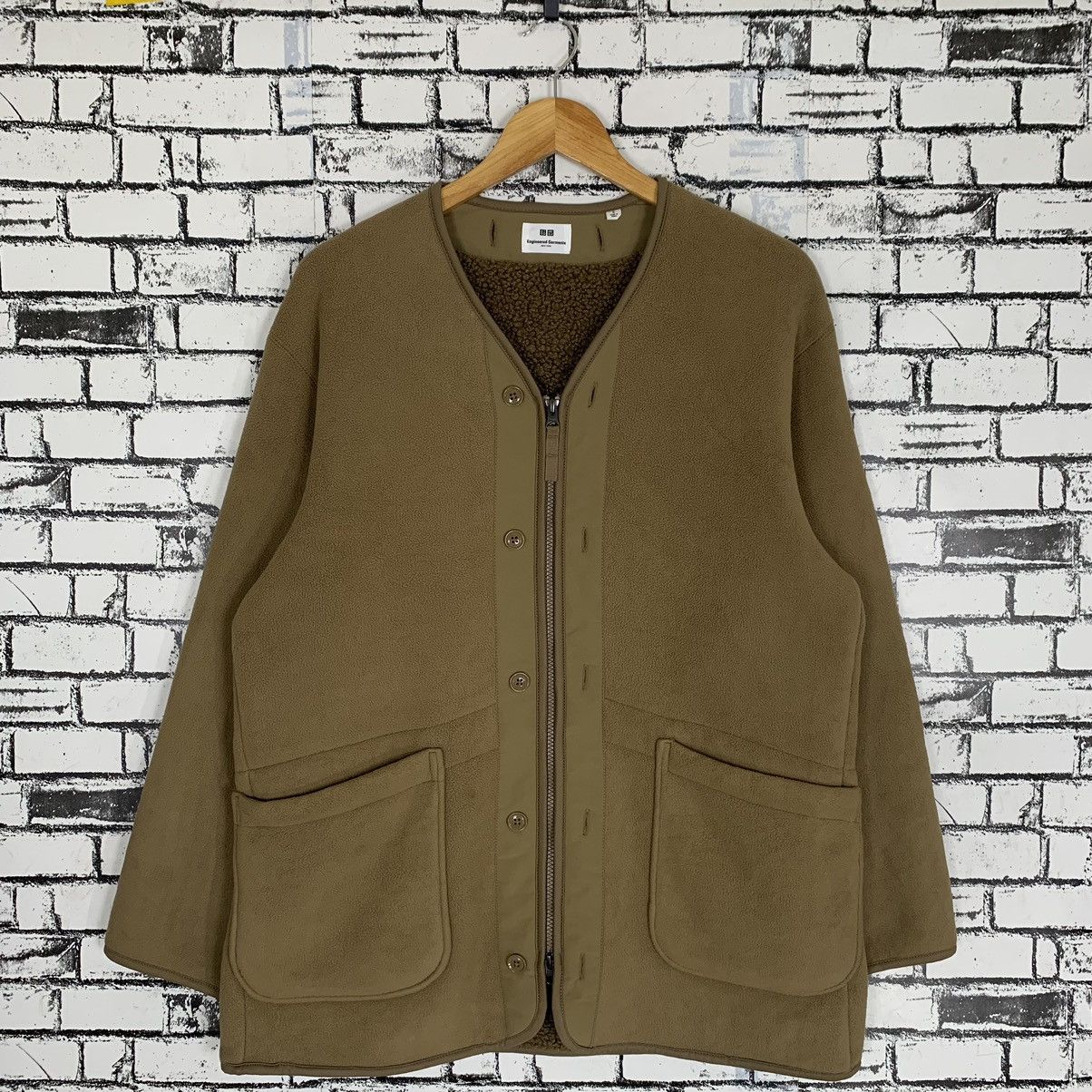 Uniqlo Engineered Garments AW19 Combination Fleece Jacket Brown men's size  S