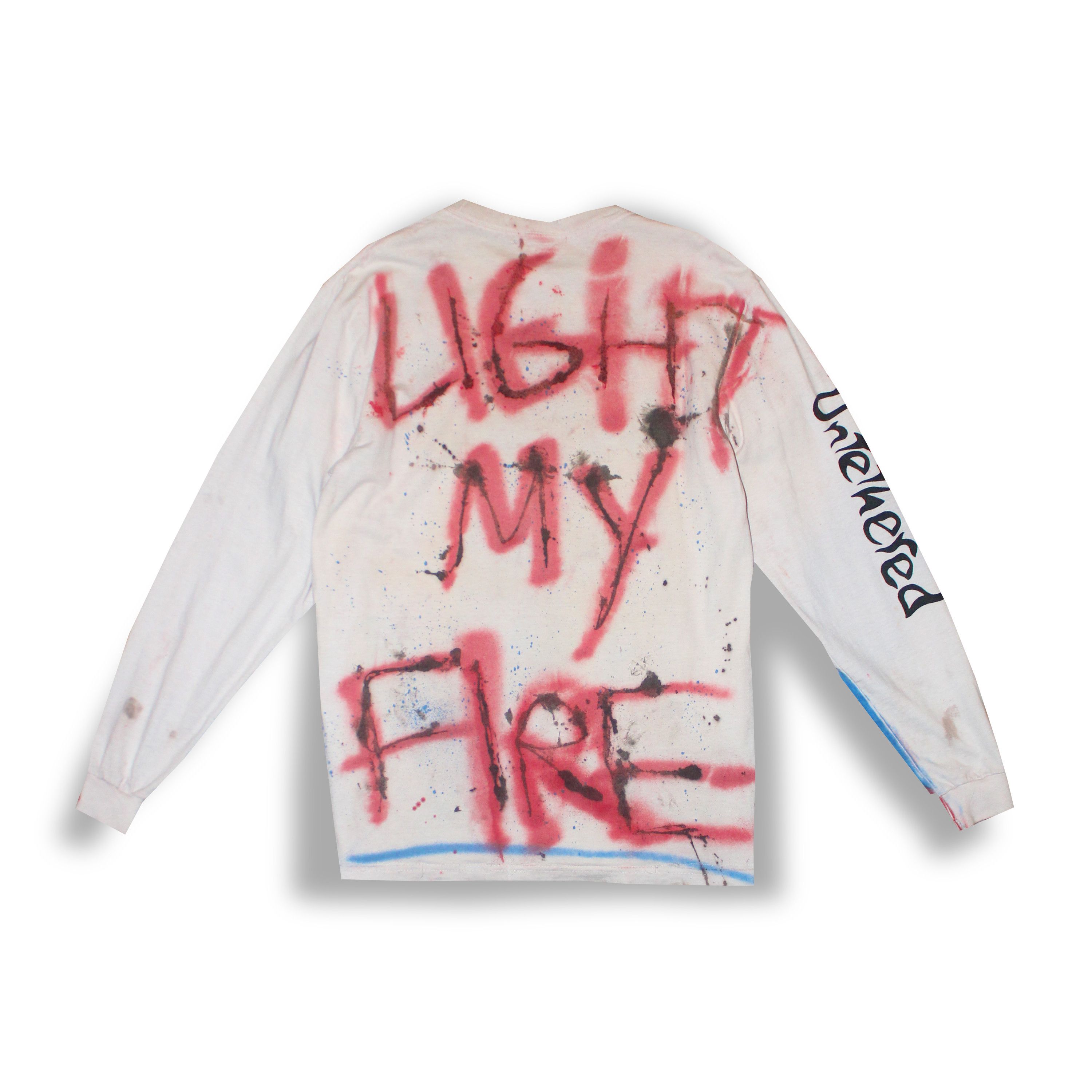 Japanese Brand × Vintage UNTETHERED "SHOCK THERAPY" REVERSIBLE 1/1 LONGSLEEVE (L) Size US L / EU 52-54 / 3 - 4 Thumbnail
