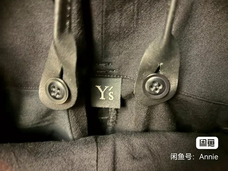 Yohji Yamamoto Yohji Yamamoto size 2 Black cotton suspenders pants 2505-N Size US 28 / EU 44 - 7 Thumbnail