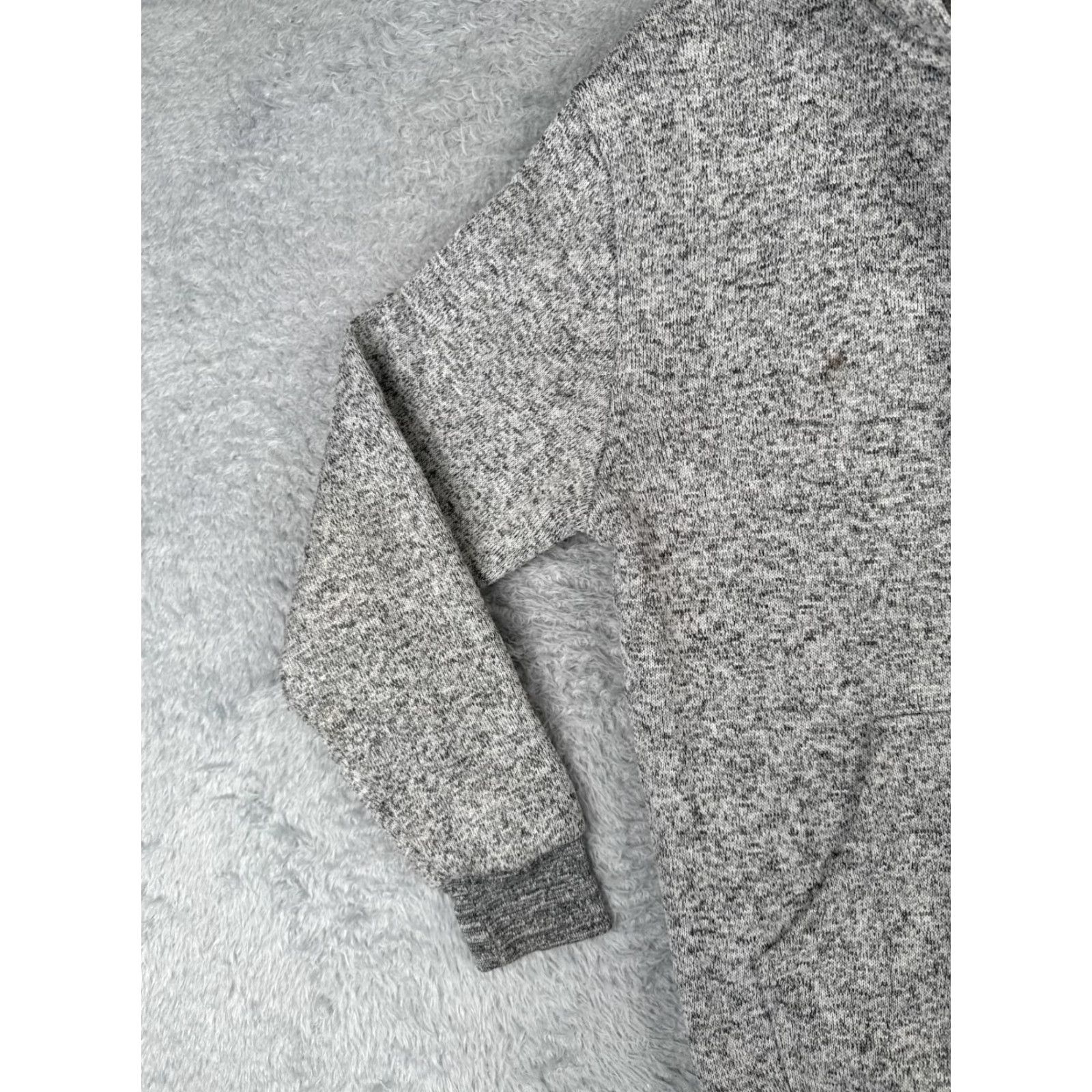 The North Face The North Face Jacket Men Gray Full Zip Hoodie Knit Shell Polyester Fleece Read Size US S / EU 44-46 / 1 - 6 Thumbnail