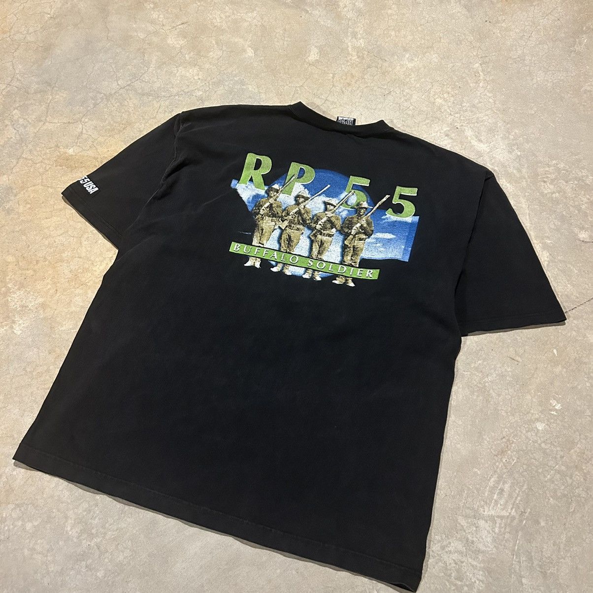 Southpole × Vintage Crazy Vintage 90s RP55 Buffalo Solider Tee Hiphop Skater Size US XXL / EU 58 / 5 - 2 Thumbnail