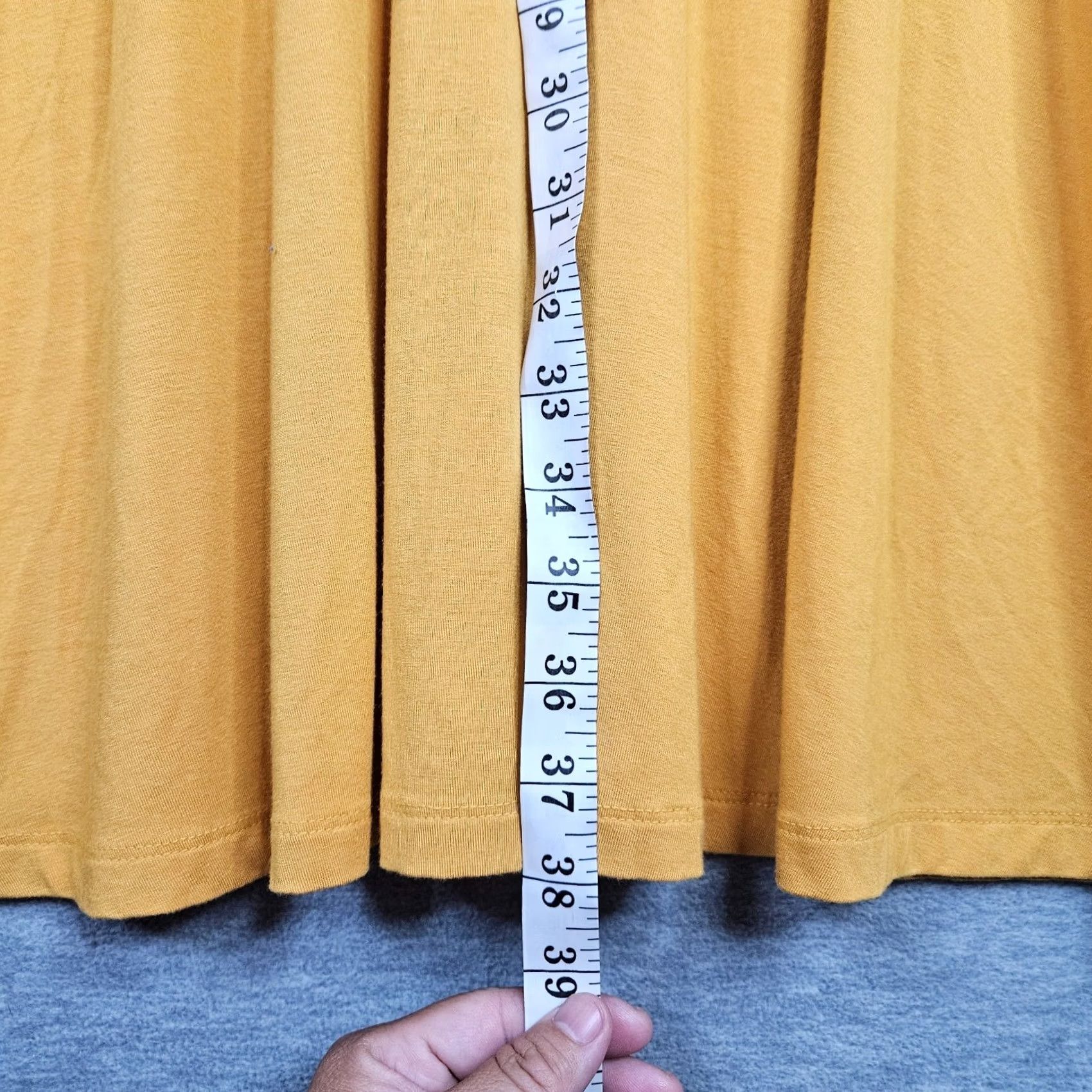 Athleta Athleta Dress Yellow Round Neck Sleeveless A-Line Women's ST Regular Size Size S / US 4 / IT 40 - 4 Thumbnail