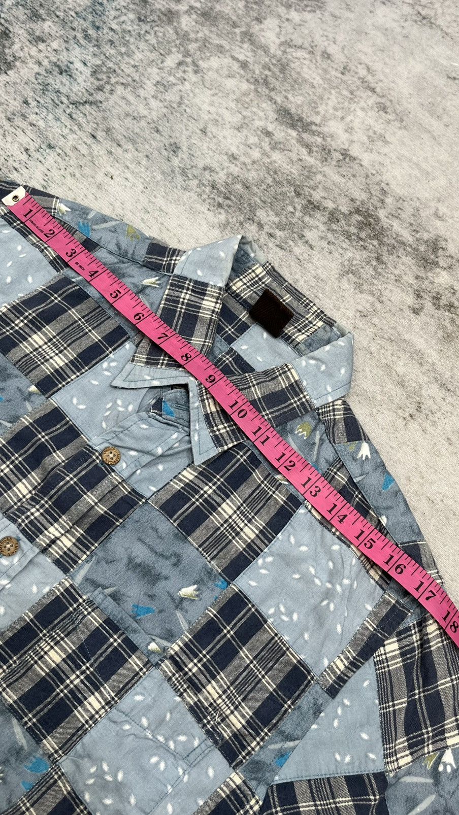 Japanese Brand × Vintage Smith's Patch Work shirt button up Size US L / EU 52-54 / 3 - 9 Thumbnail