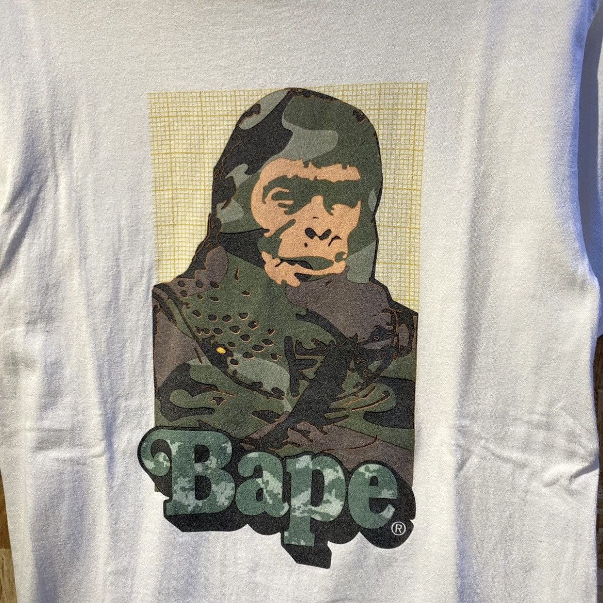 Bape BAPE vintage anvil general bape sketch design T-shirt Size US M / EU 48-50 / 2 - 3 Thumbnail
