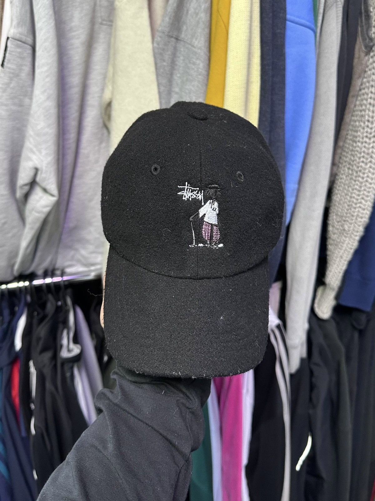 Stussy Vintage 90's Stussy Embroidery Fleece Hat Cap Os Rare Size ONE SIZE - 2 Thumbnail