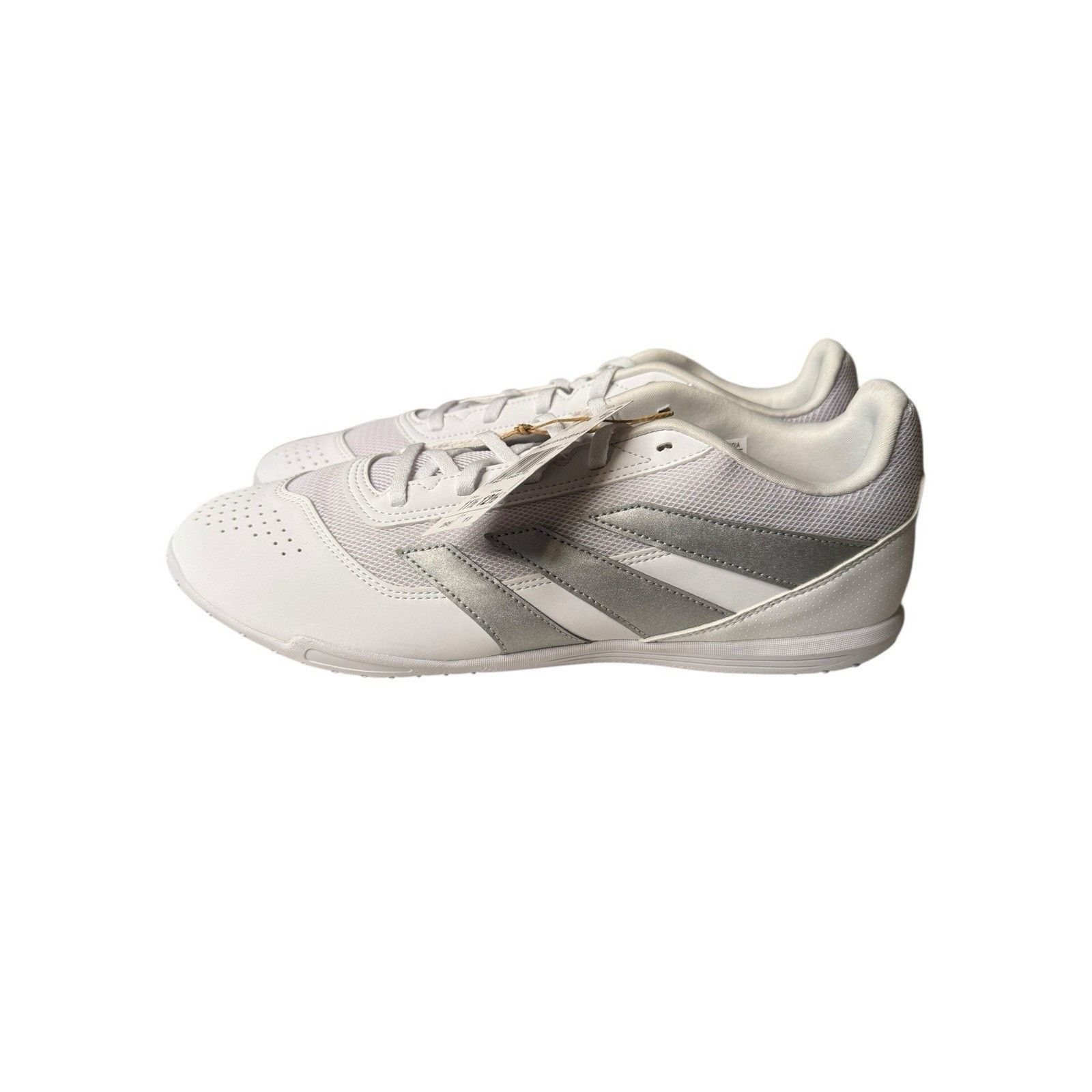 Adidas Adidas NEW Predator Club Soccer Shoes White Gray Size US 11.5 / EU 44-45 - 5 Thumbnail