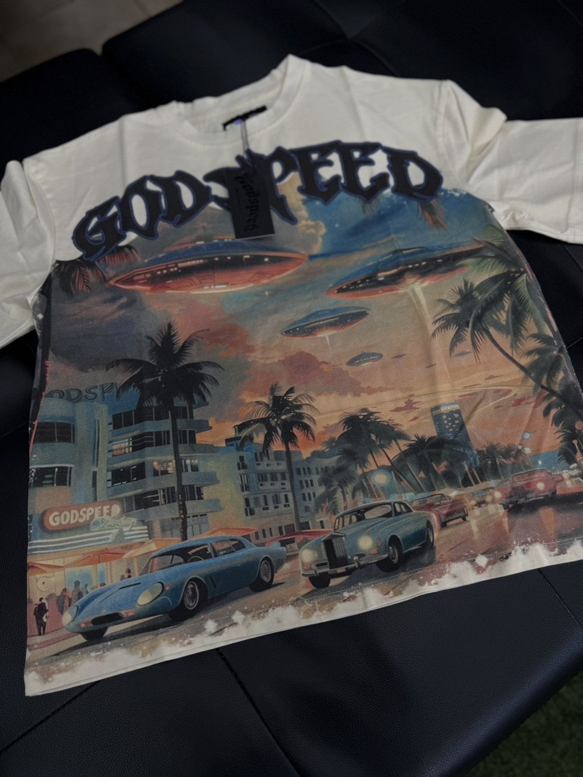 Godspeed Godspeed UFO Miami Tee Shirt Size S (NEW) Size US S / EU 44-46 / 1 - 2 Thumbnail