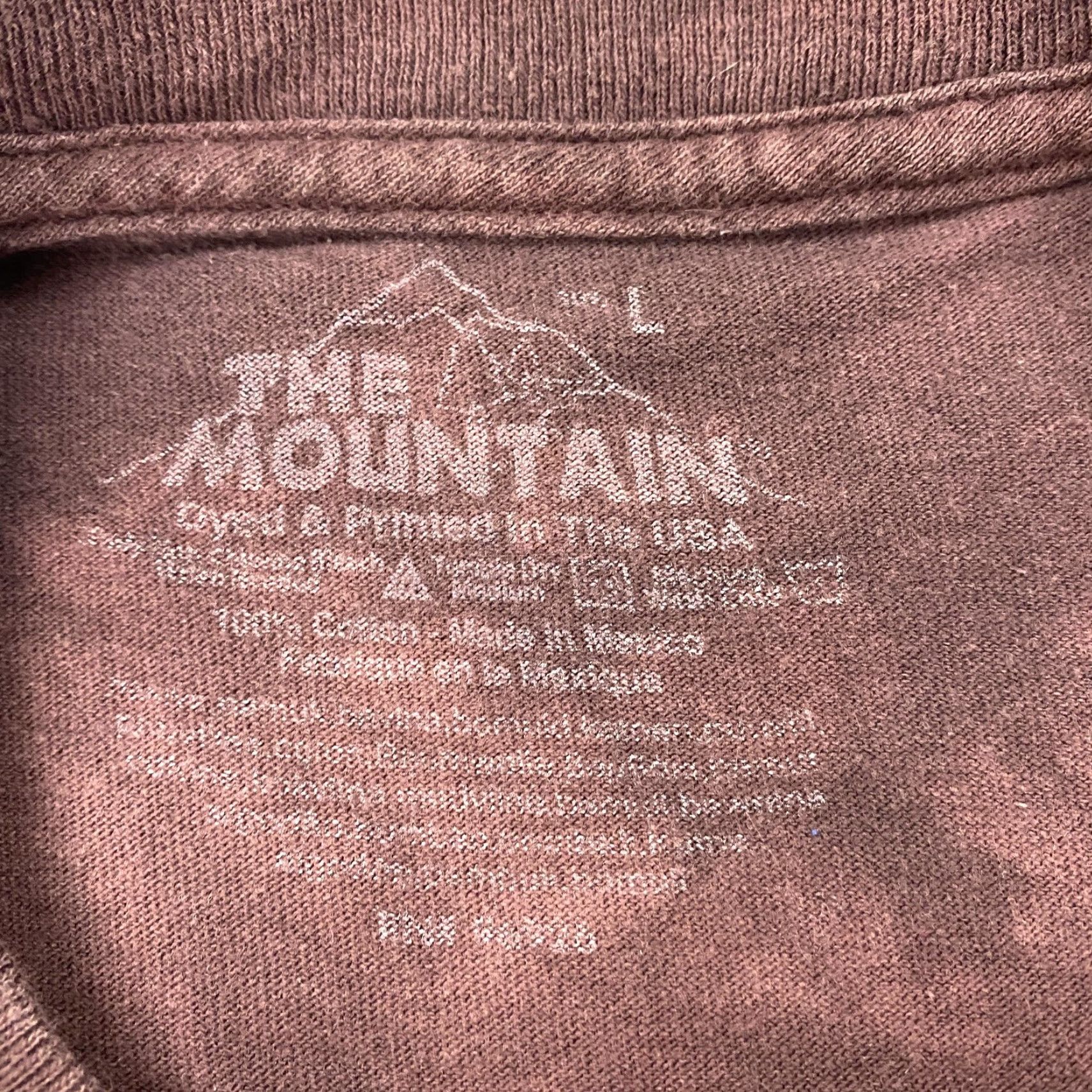 The Mountain VINTAGE The Mountain Shirt Mens L Brown Tie Dye Big Dog Face Graphic Tee USA Size US L / EU 52-54 / 3 - 3 Thumbnail