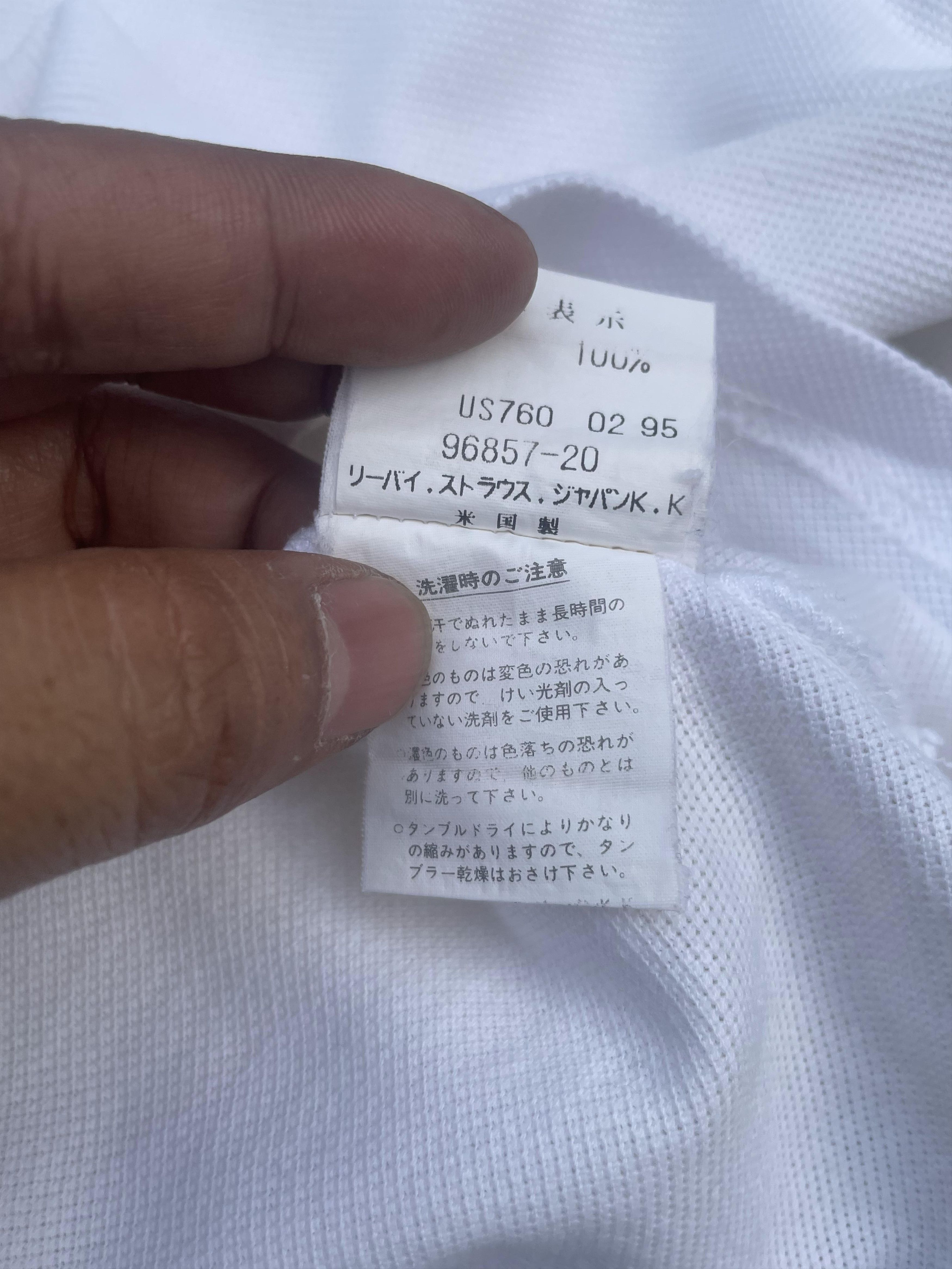 Levi's Vintage Levis Polo Tshirt Size US M / EU 48-50 / 2 - 9 Thumbnail