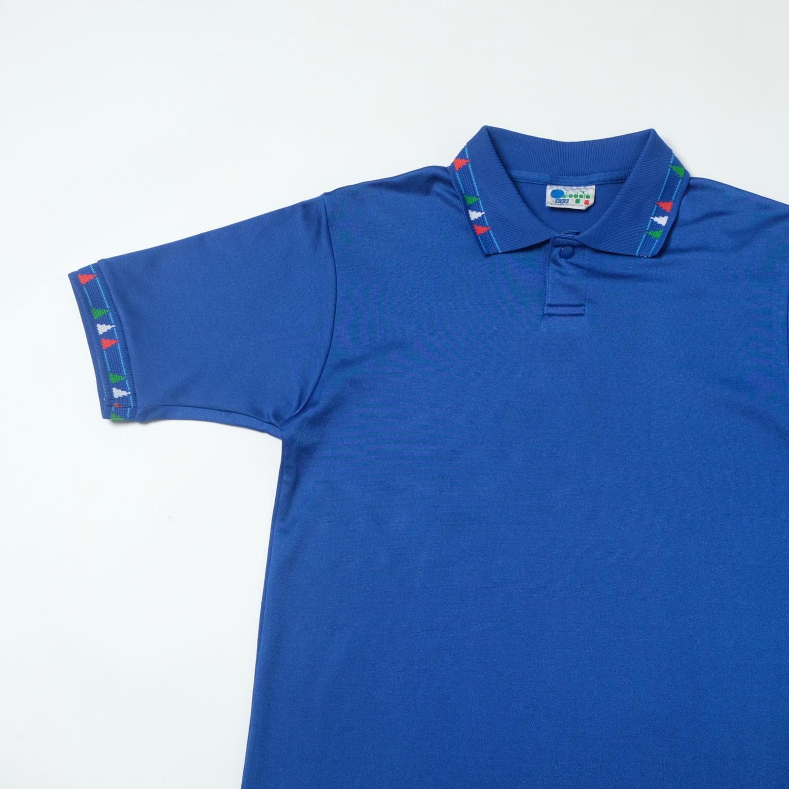 Diadora 1992/93 Italy Home Shirt Diadora (S/M) Size US S / EU 44-46 / 1 - 3 Thumbnail