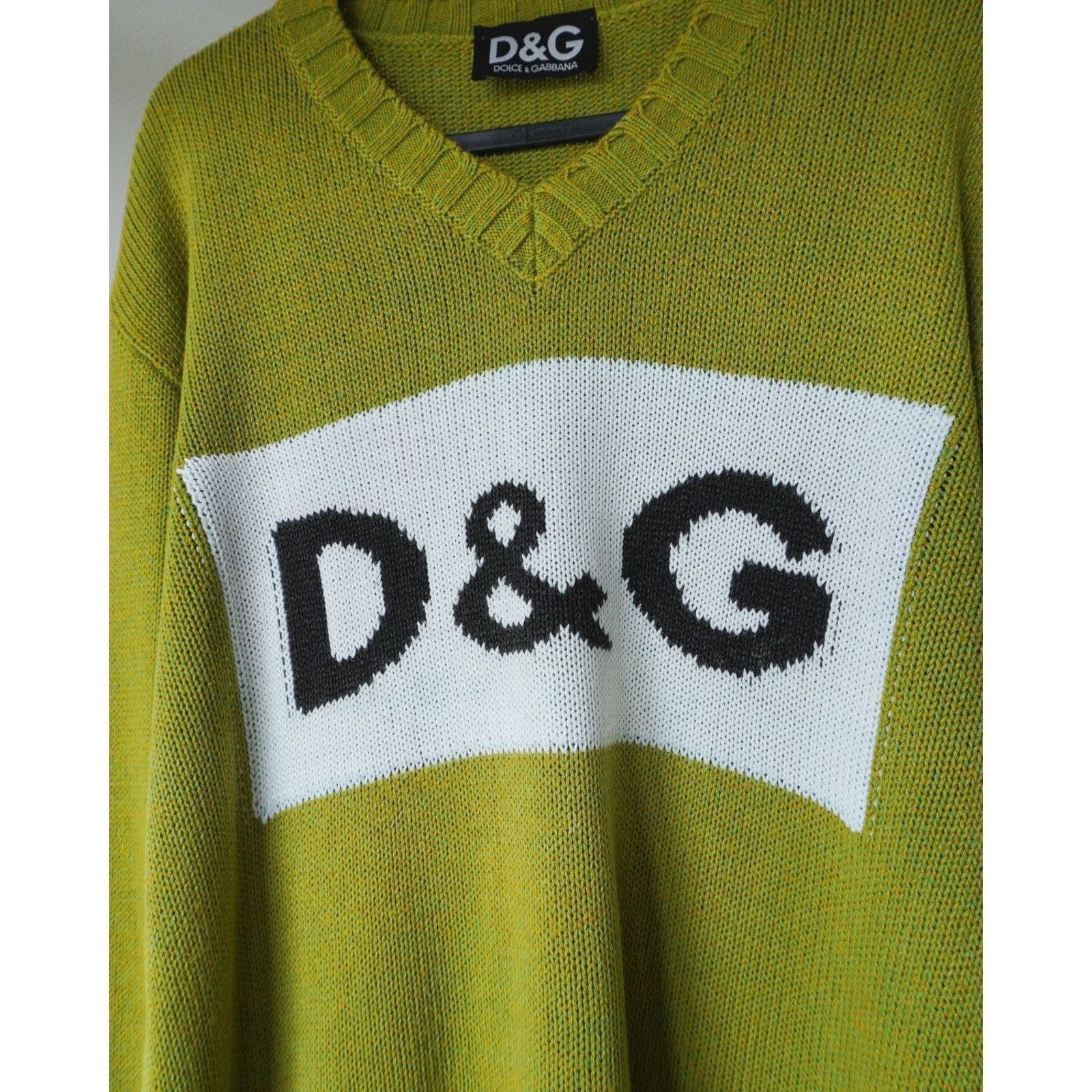 Dolce & Gabbana Vintage dolce and gabbana D&G logo knit wool sweater Size US S / EU 44-46 / 1 - 5 Thumbnail