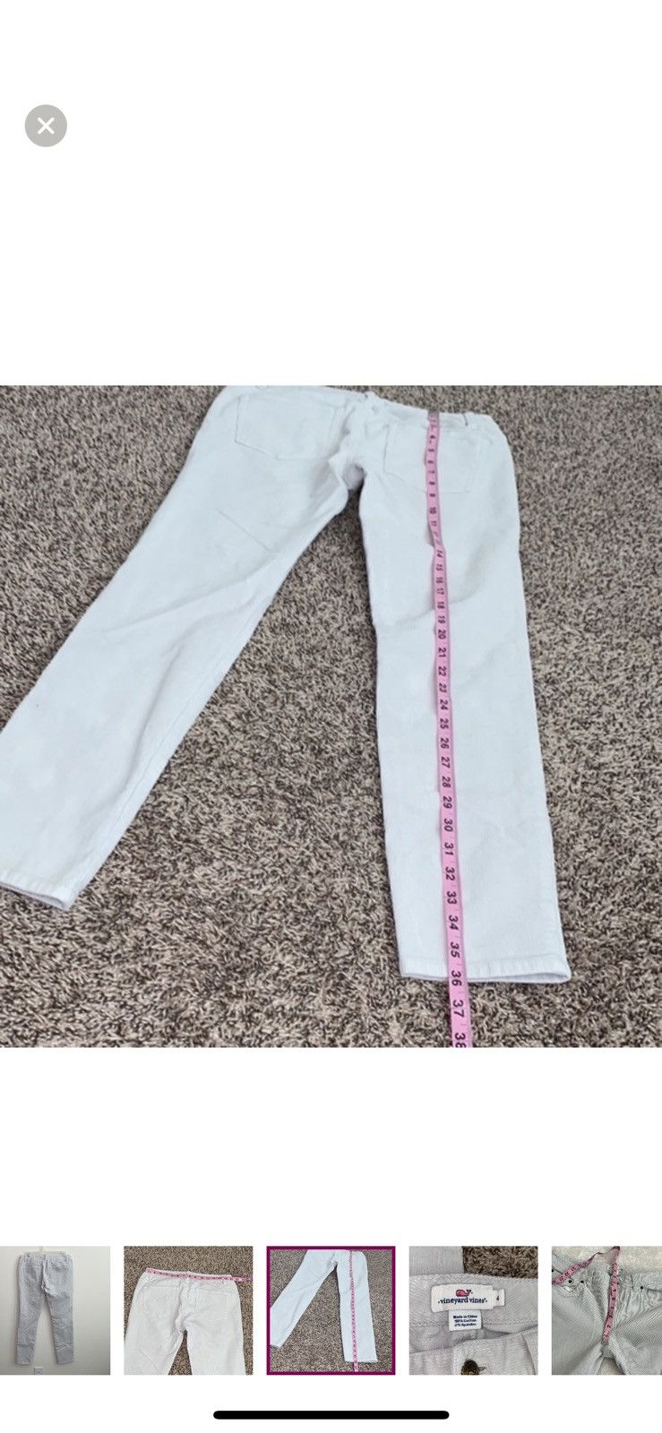 Vineyard Vines Vineyard vines corduroy skinny jeans size 4 Size 27" / US 4 / IT 40 - 5 Thumbnail