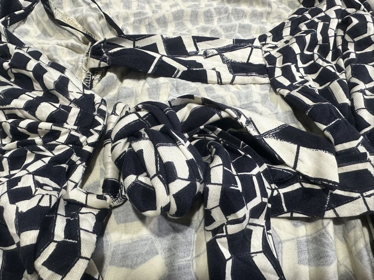 Diane von Furstenberg 🔥Rare Diane Von Furstenberg Wrap Dress Silk Abstract Size XS / US 0-2 / IT 36-38 - 14 Thumbnail