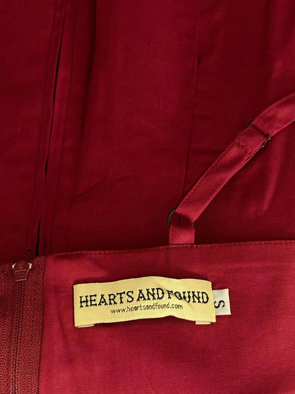 Other HEARTS & FOUND Bettie Dress in Burgundy (SMALL) Size S / US 4 / IT 40 - 7 Thumbnail