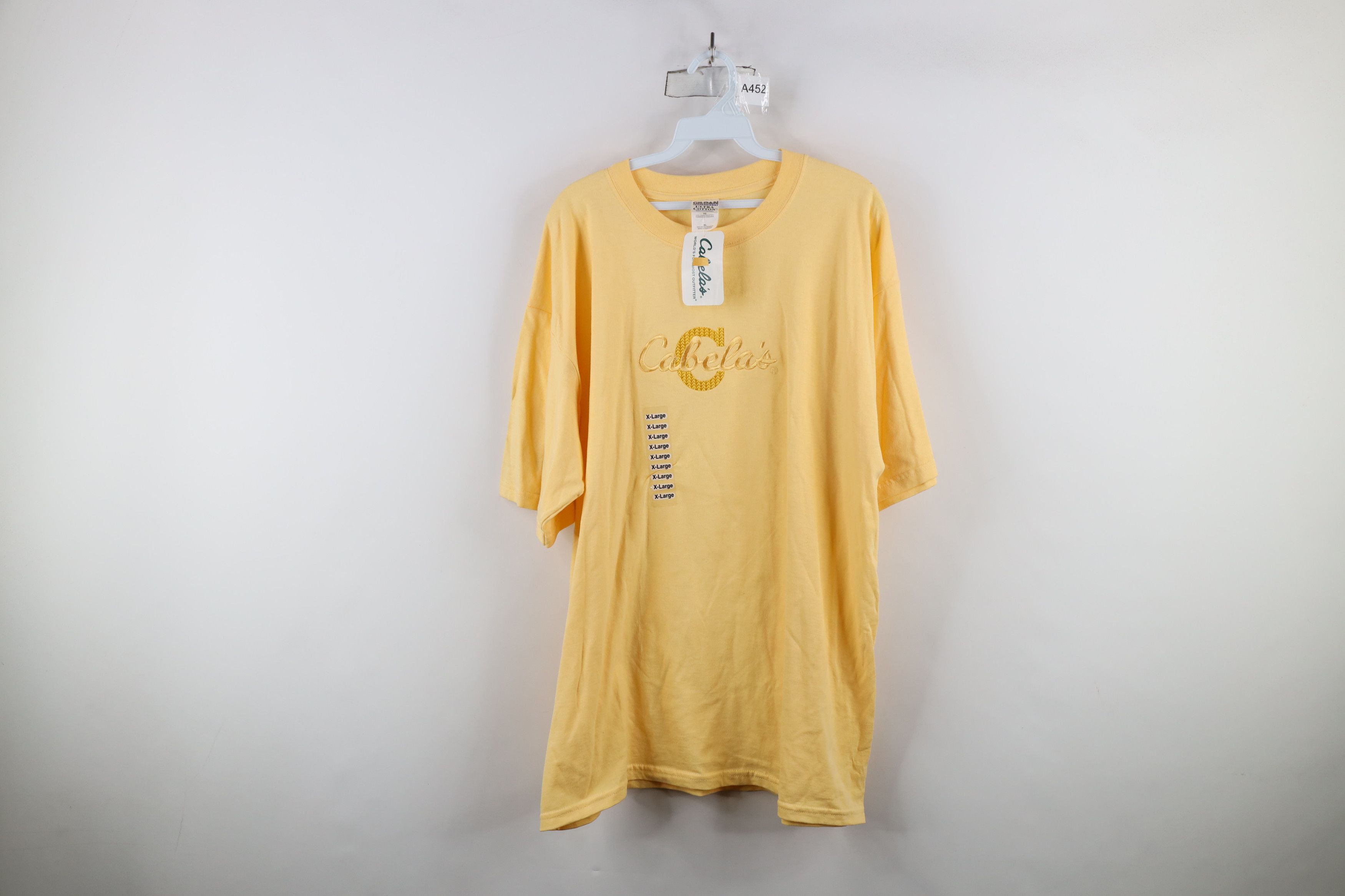 Cabelas × Vintage Deadstock Vintage 90s Cabelas Script Short Sleeve T-Shirt Size XL / US 12-14 / IT 48-50 - 1 Thumbnail