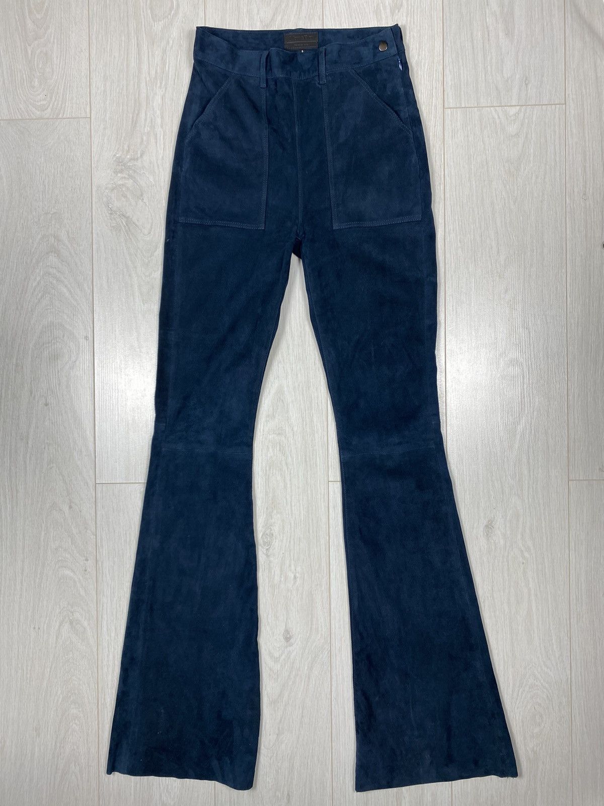 Designer Mon&Pau Cordero Suede Lola Pants Size 27" / US 4 / IT 40 - 5 Thumbnail
