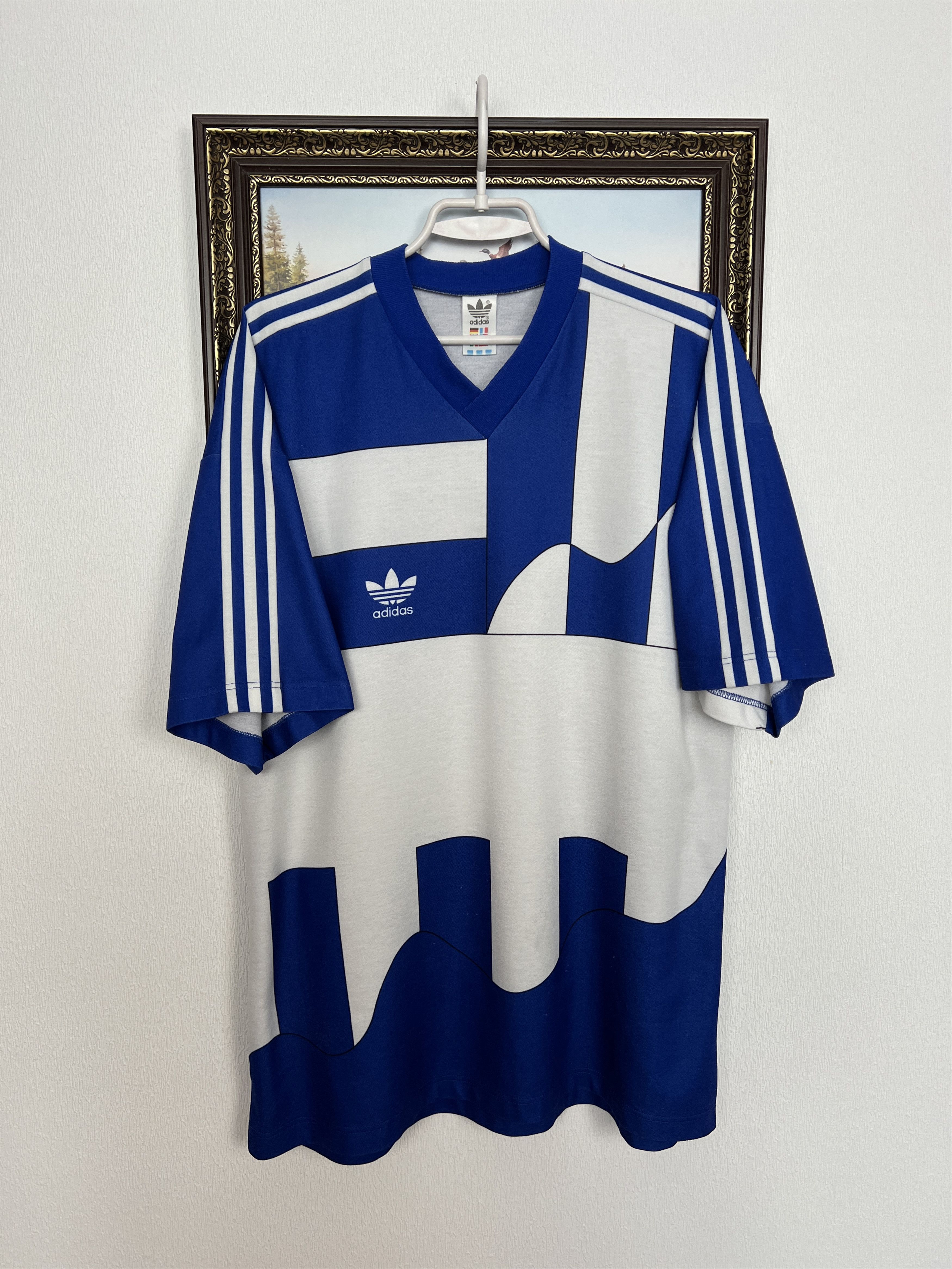 Adidas Vintage 90's Football Template Shirt Soccer Jersey Trikot Size US L / EU 52-54 / 3 - 1 Thumbnail