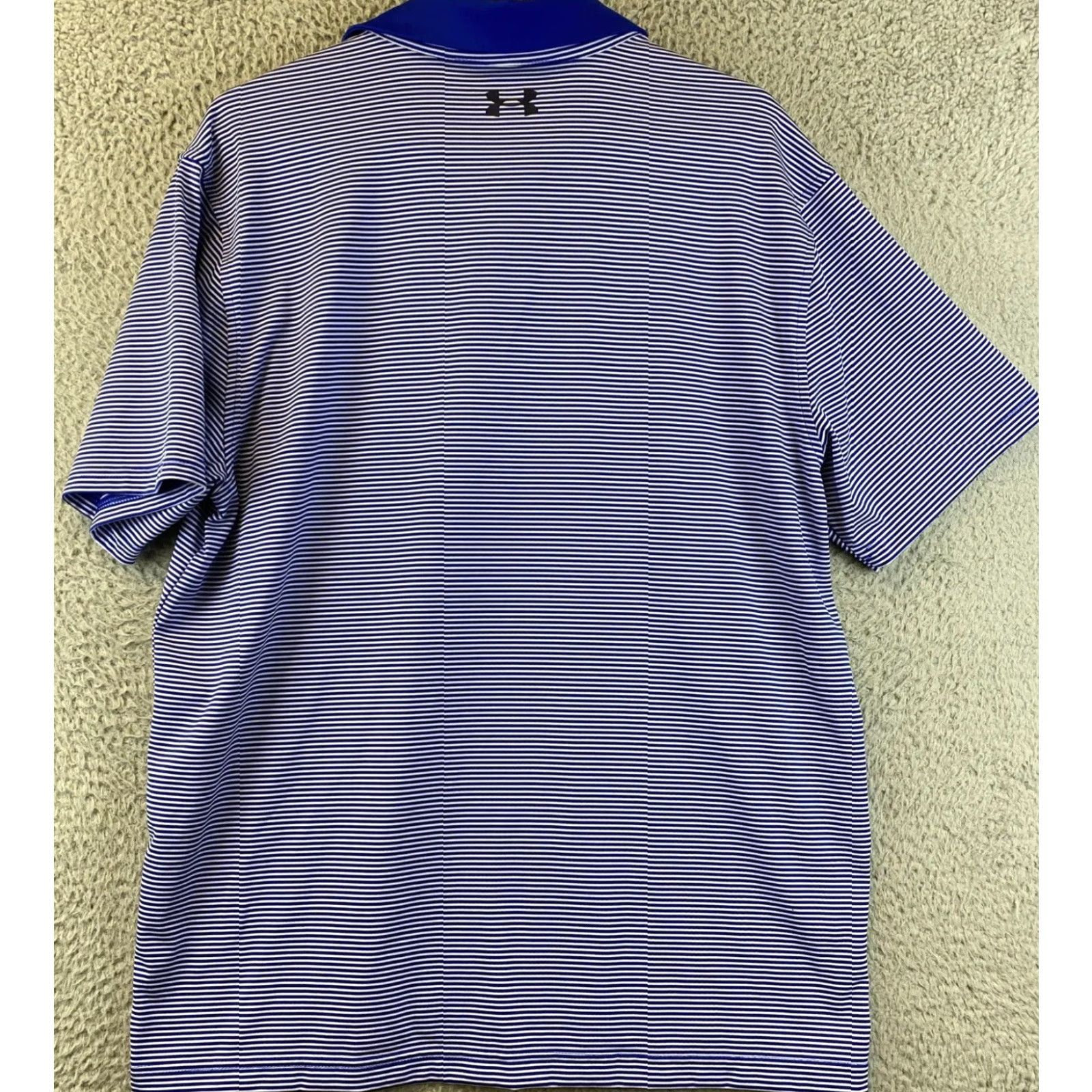 Under Armour Under Armour Polo Shirt Men Large Heat Gear Loose Golf Blue 83-45 Size US L / EU 52-54 / 3 - 7 Thumbnail