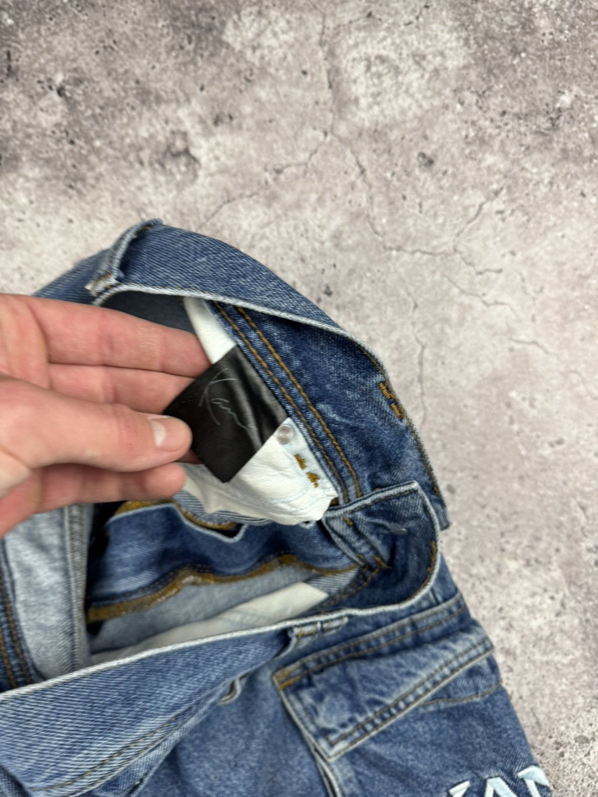 Karl Kani Vintage Karl Kani Baggy Jeans Carpenter Rap Y2K 90s Skate Size US 31 - 9 Thumbnail