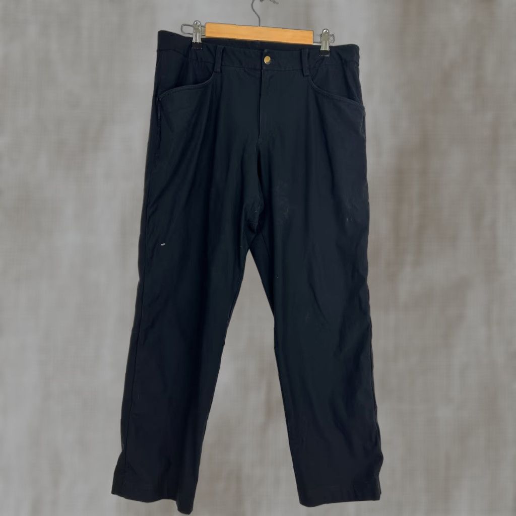 Lululemon Lululemon Mens 35x28 Black Active Hiking Athletic Stretch Pants Size US 35 - 1 Thumbnail