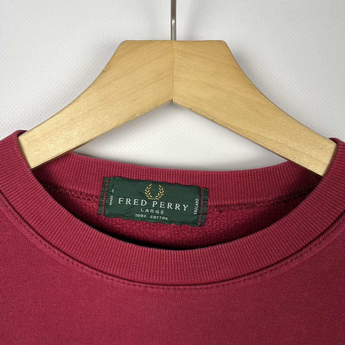 Fred Perry Vintage Fred Perry big logo y2k sweatshirt 90’s Size US L / EU 52-54 / 3 - 3 Thumbnail
