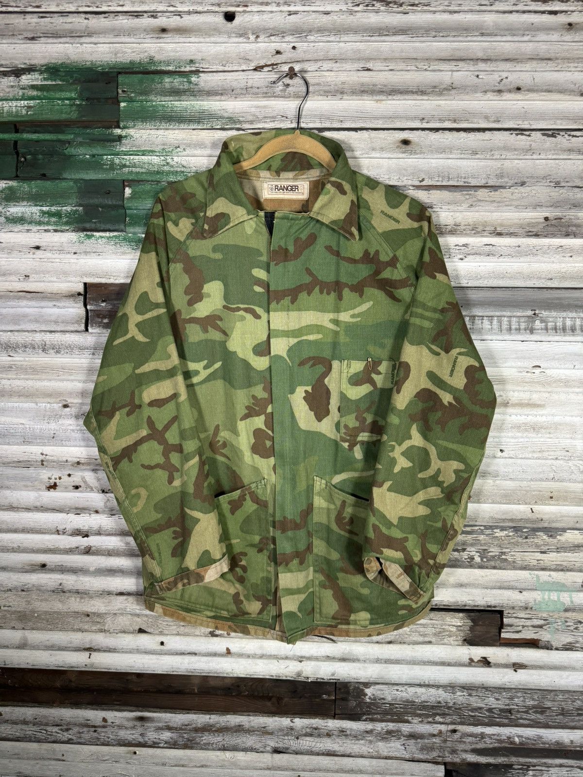 Vintage Vintage Reversible Camo Jacket Size US L / EU 52-54 / 3 - 1 Thumbnail