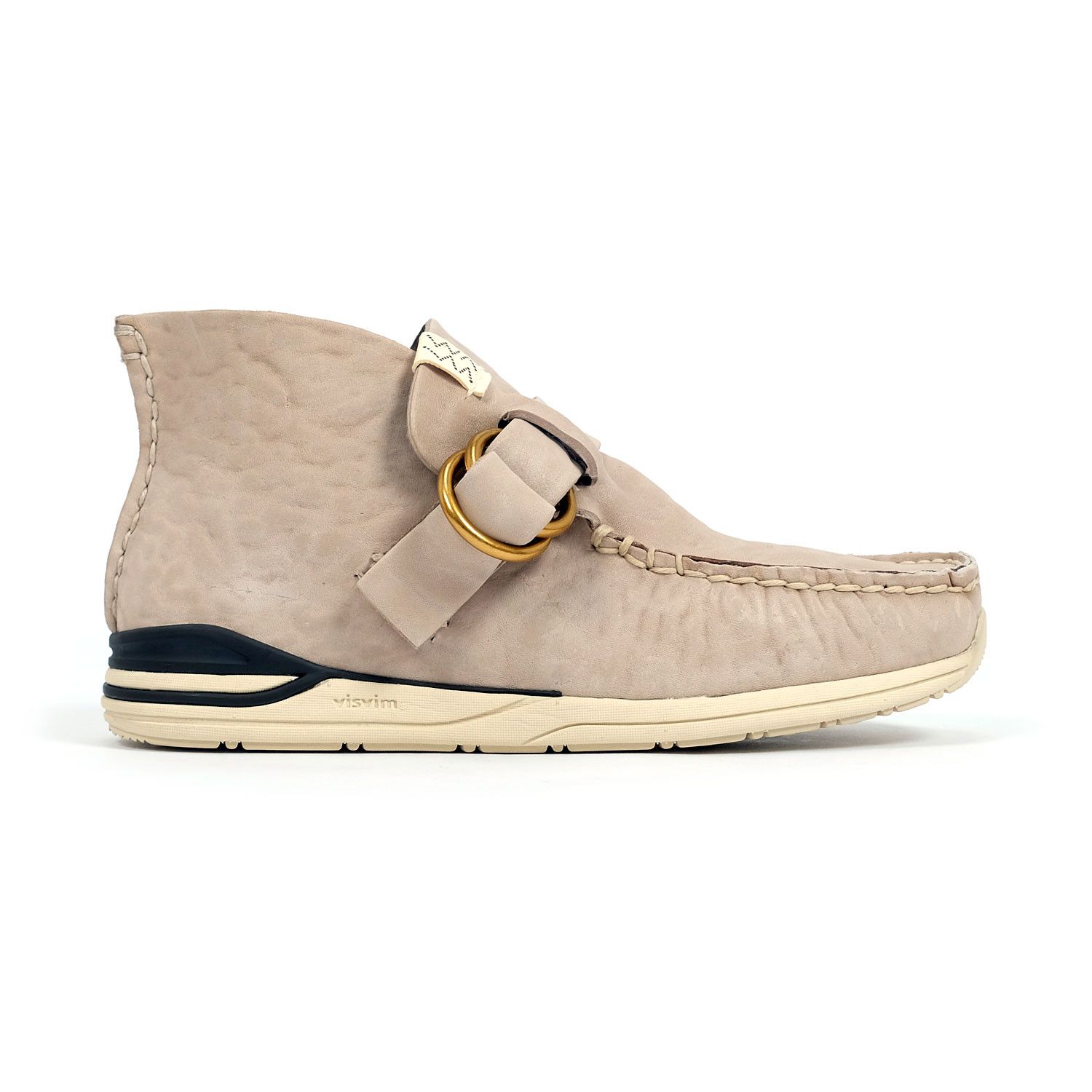 Visvim o1mle0725 Skynyrd Ring Moc-Folk Sneakers in Sand Size US 10.5 / EU 43-44 - 1 Thumbnail