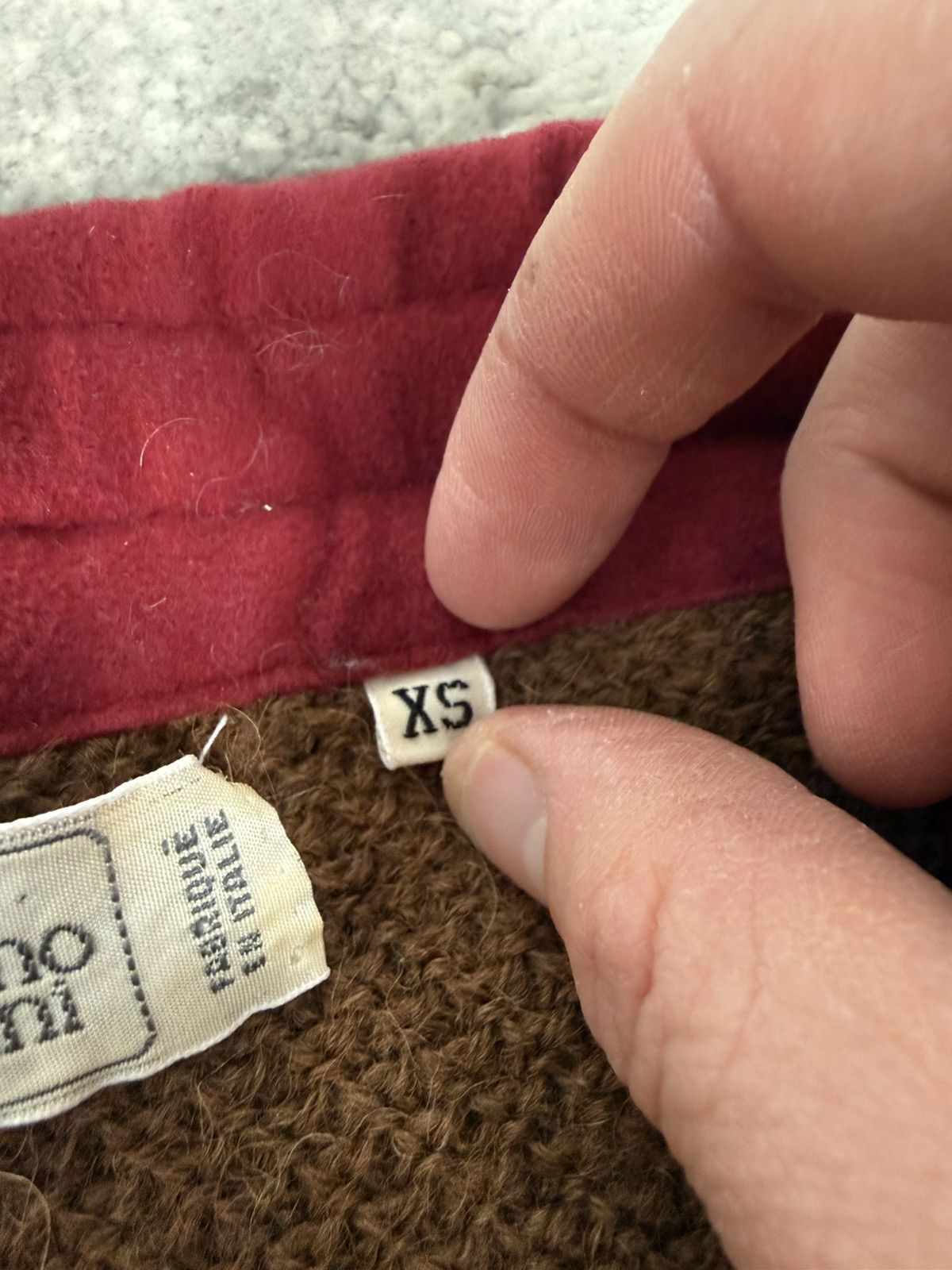 Valentino Vintage 80s Valentino Garavani Uomo Alpaca Wool Sweater Size US M / EU 48-50 / 2 - 6 Thumbnail