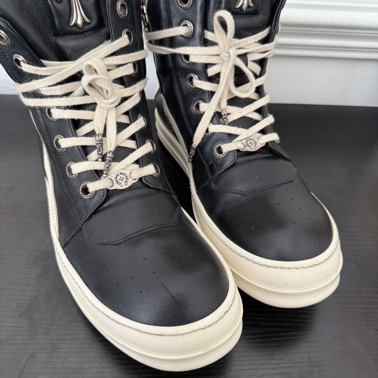 Chrome Hearts × Rick Owens Chrome Hearts Geobaskets Size US 10 / EU 43 - 3 Thumbnail