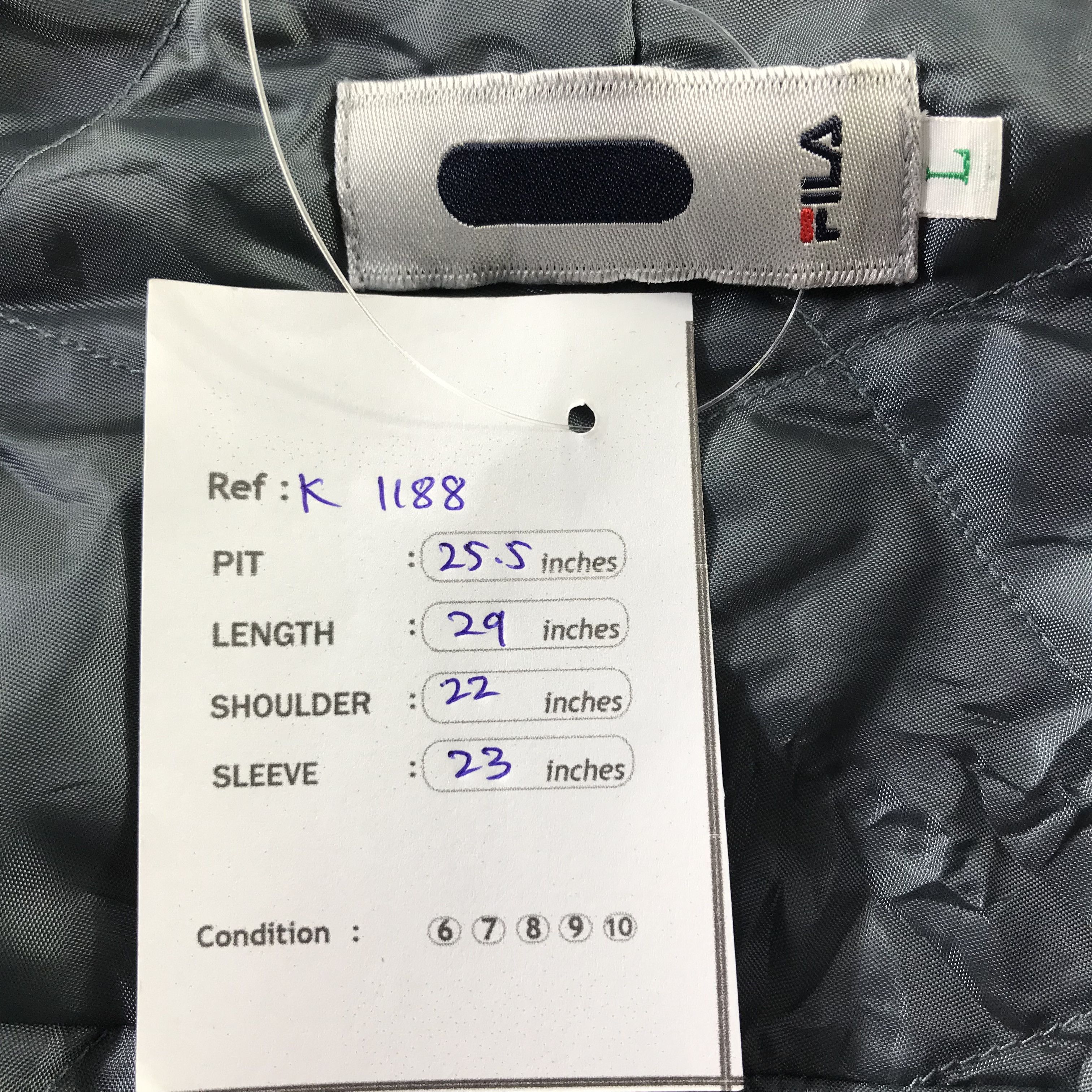 Fila Vintage Fila Bomber Jacket Size US L / EU 52-54 / 3 - 12 Thumbnail