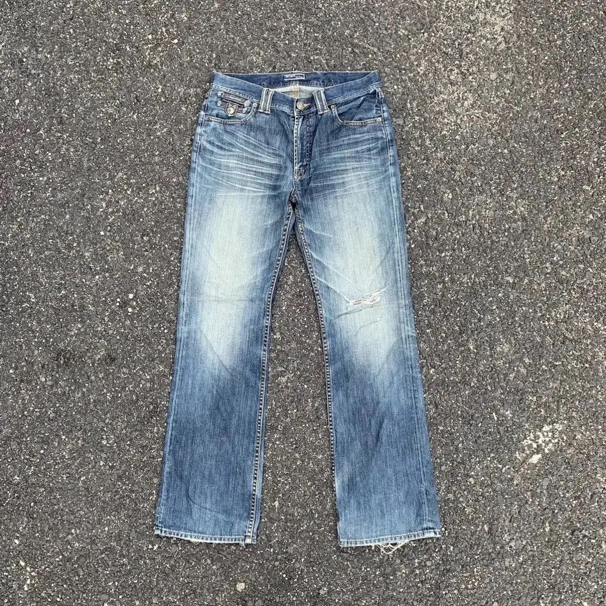 14th Addiction Vintage Villand Jeans W32 L31 Distressed Denim Faded Pants Size US 32 / EU 48 - 2 Thumbnail