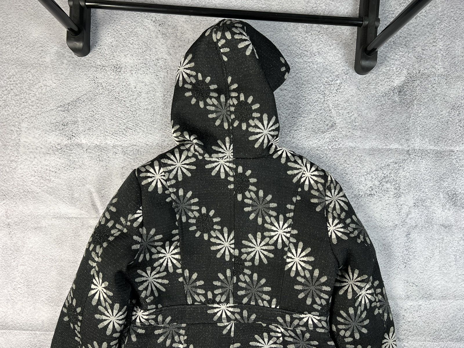 Designer × Desigual Desigual embroidered monogram hooded coat Size S / US 4 / IT 40 - 9 Thumbnail