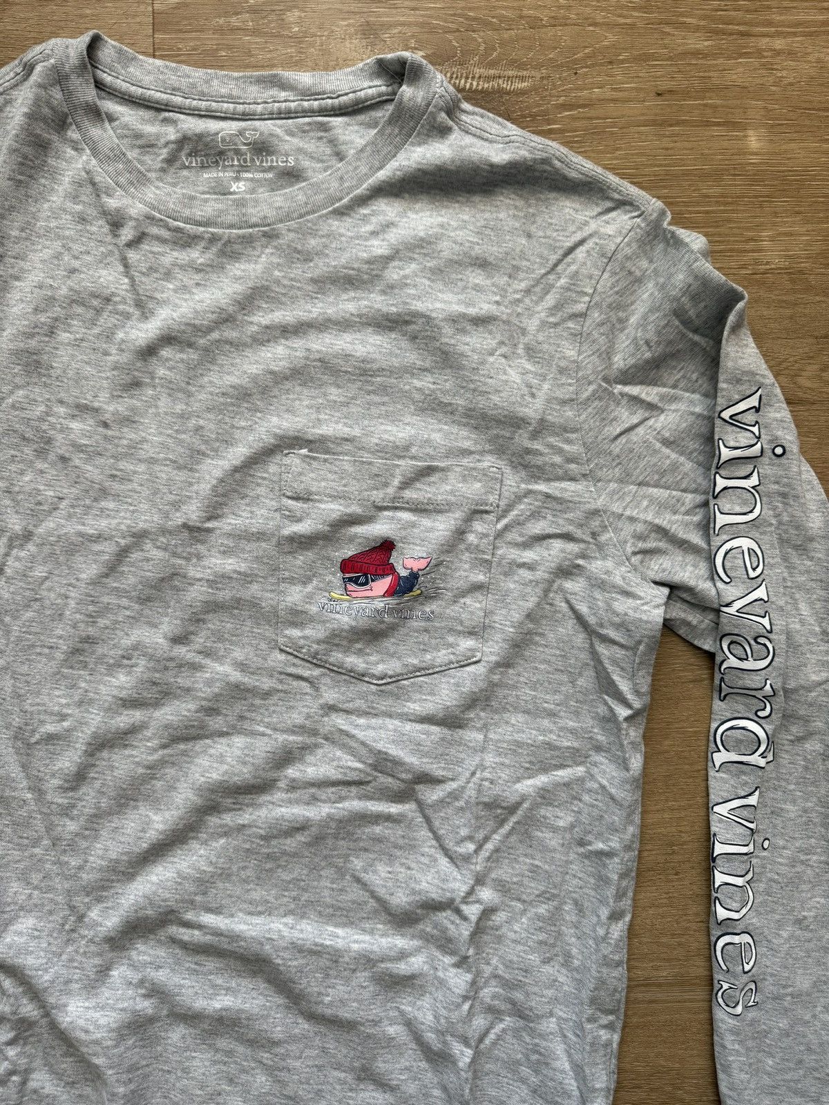Vineyard Vines Vineyard Vines Snowboarding Pink Whale Pocket Long Sleeve Size US S / EU 44-46 / 1 - 11 Thumbnail