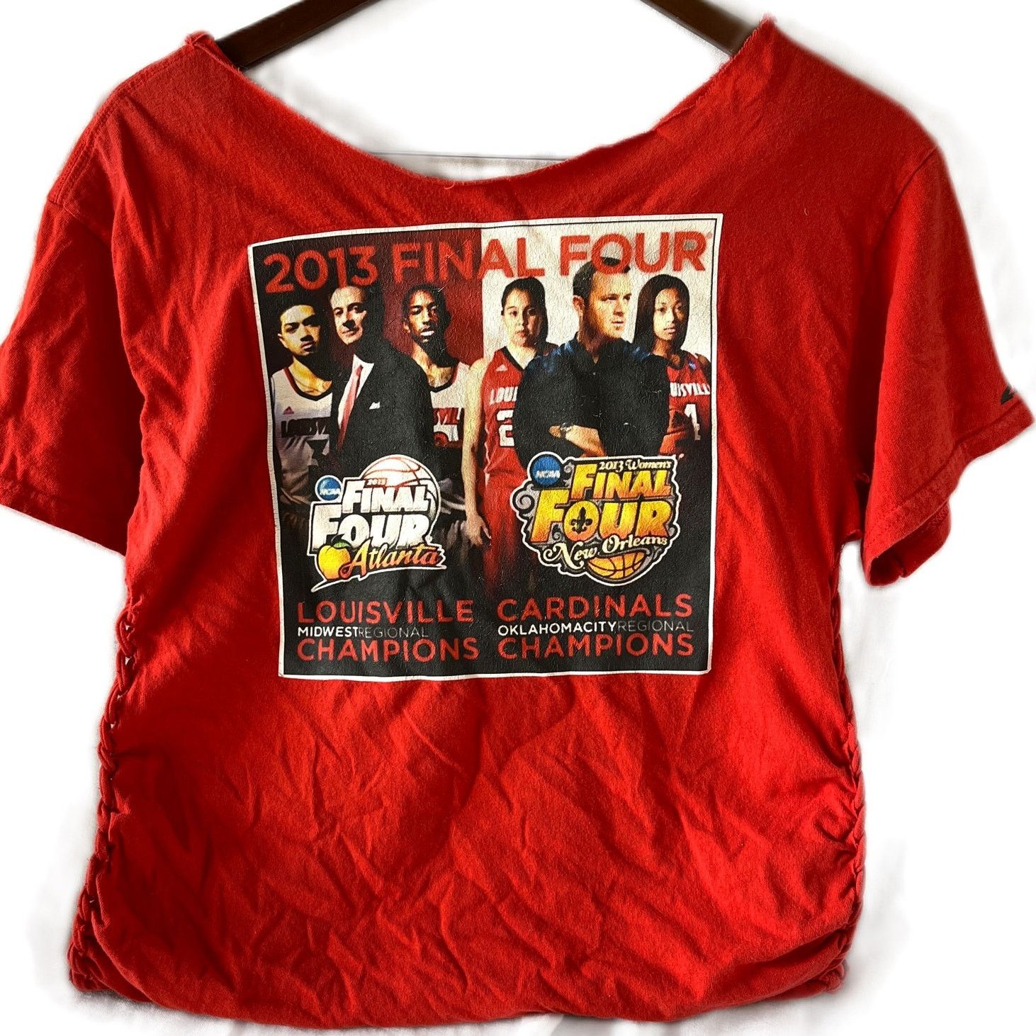 Other 2013 UofL Final Four Win it for Ware Braided Sides Tee Shirt Size S / US 4 / IT 40 - 2 Thumbnail