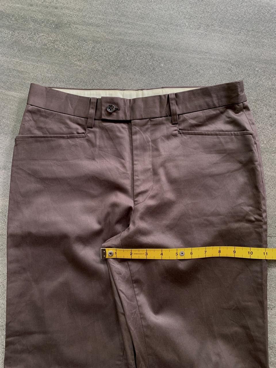 Japanese Brand Shiny Flared Trousers Size US 31 - 13 Thumbnail