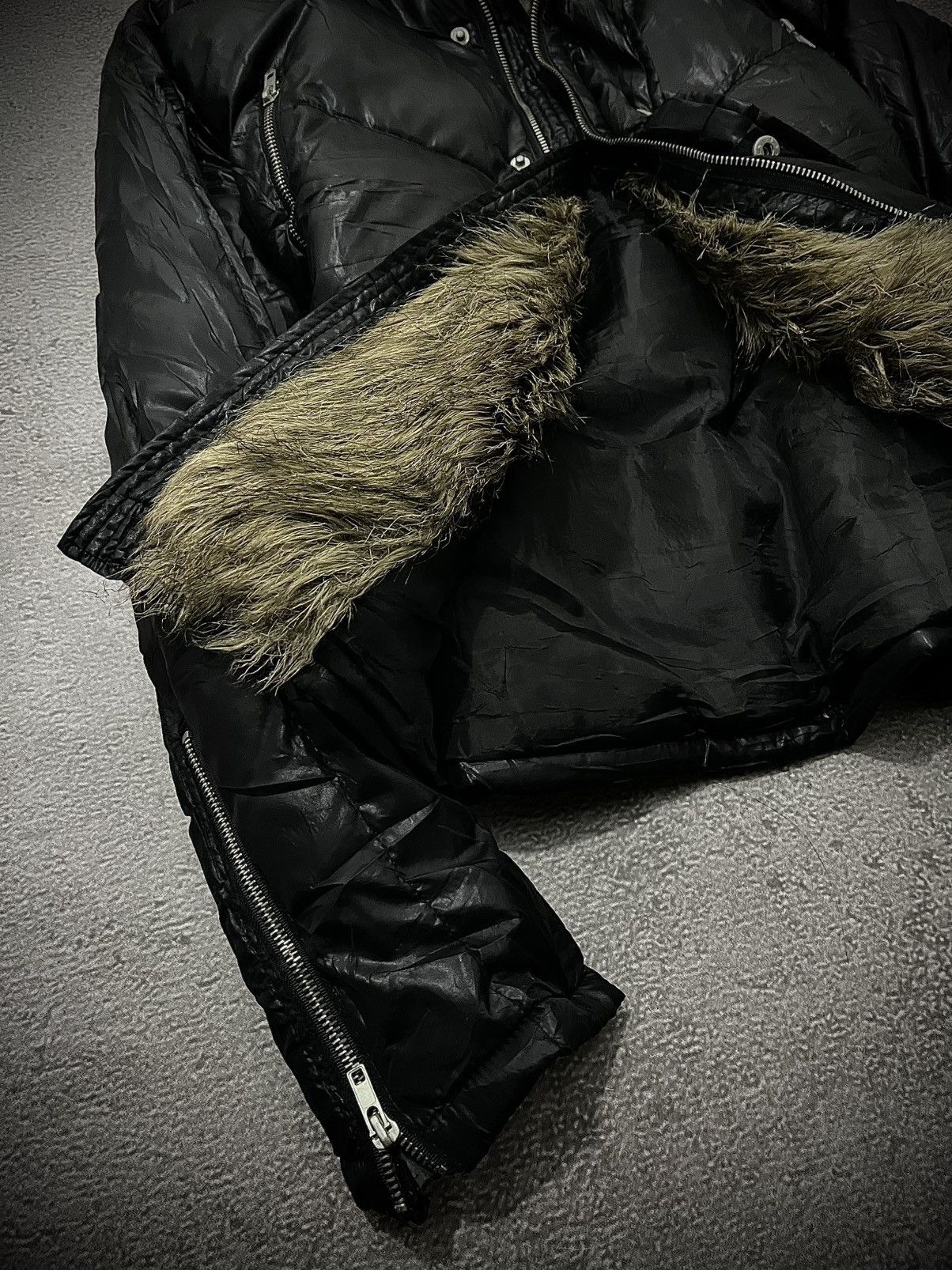 Japanese Brand Vintage Body Wave Vkei Punk Faux Fur Jacket LGB Style Size US M / EU 48-50 / 2 - 5 Thumbnail