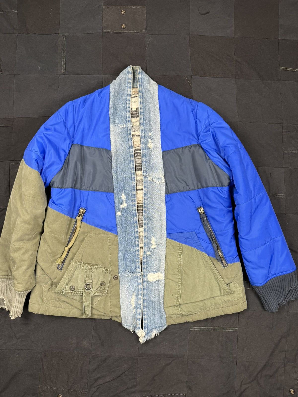 Greg Lauren 50/50 Army Puffy Kimono Size US L / EU 52-54 / 3 - 1 Thumbnail