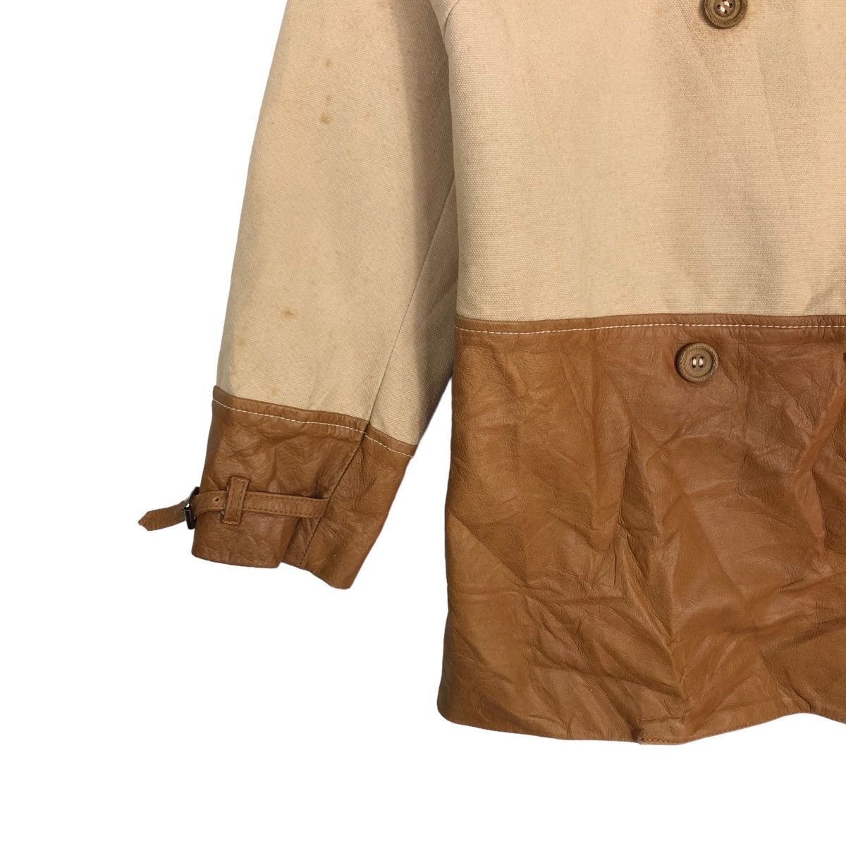 Japanese Brand 🔥VINTAGE SOFT LEATHER JACKET CATHERINE INSPIRE ISSEY MIYAKE Size US M / EU 48-50 / 2 - 4 Thumbnail