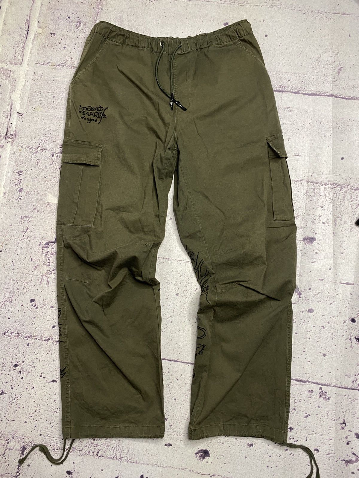 Ed Hardy Ed Hardy X Urban Outfitters Japanese Cargo Dragon Pants Size US 30 / EU 46 - 13 Thumbnail