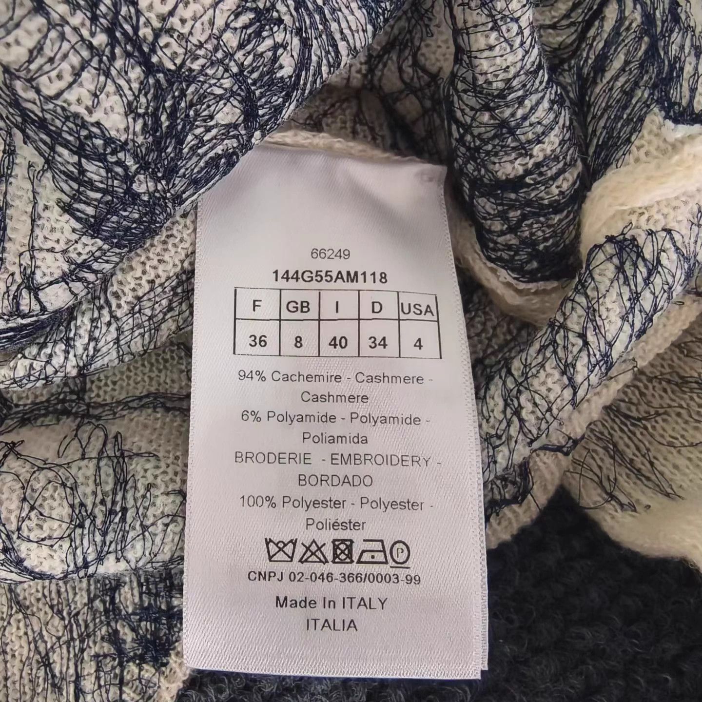 Dior Dior Ink Painting Zoo Knit Cardigan Size 36 99 Size XS / US 0-2 / IT 36-38 - 4 Thumbnail